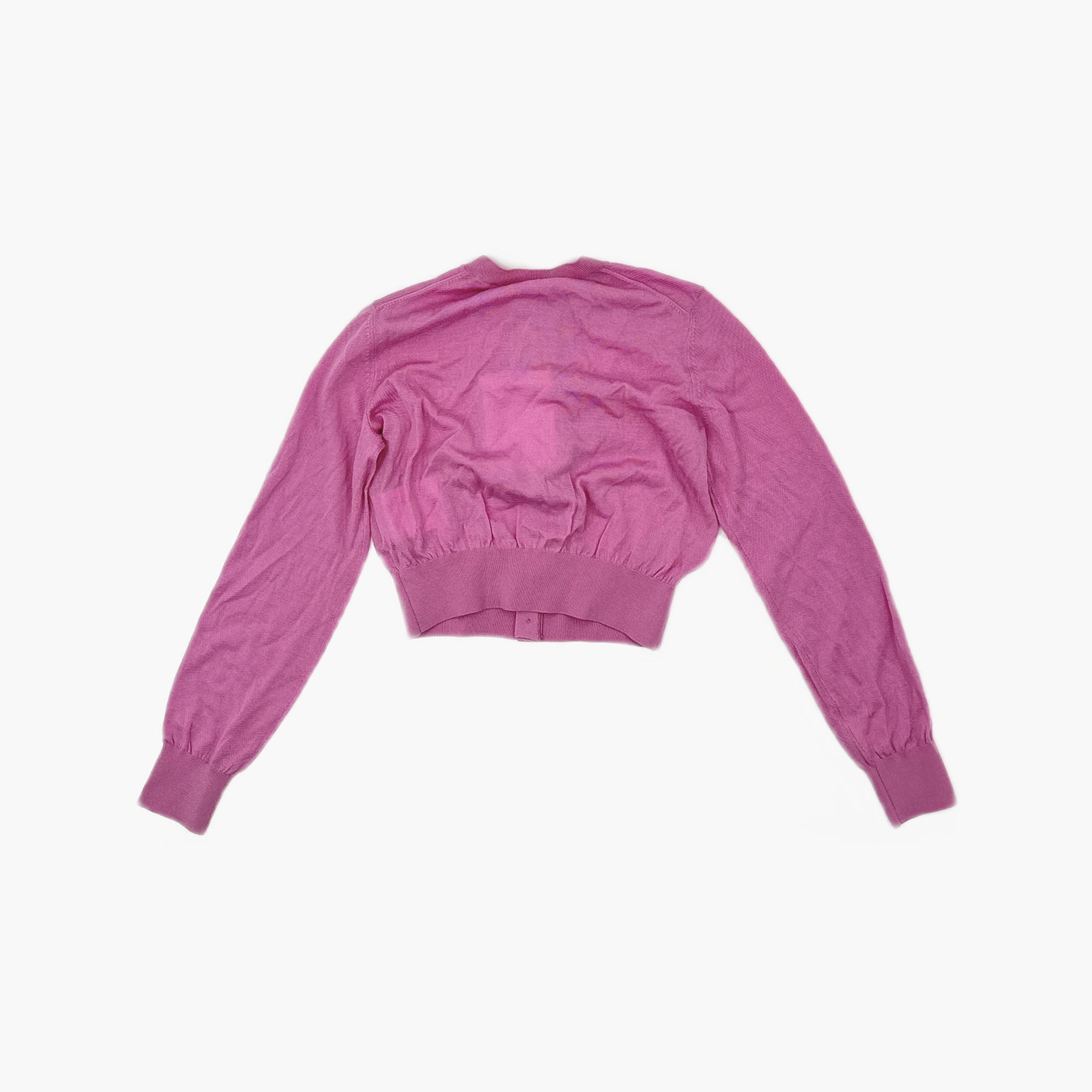 Alexander Wang Alexander Wang Logo Cardigan Pink Size XS Size XS / US 0-2 / IT 36-38 - 2 Thumbnail