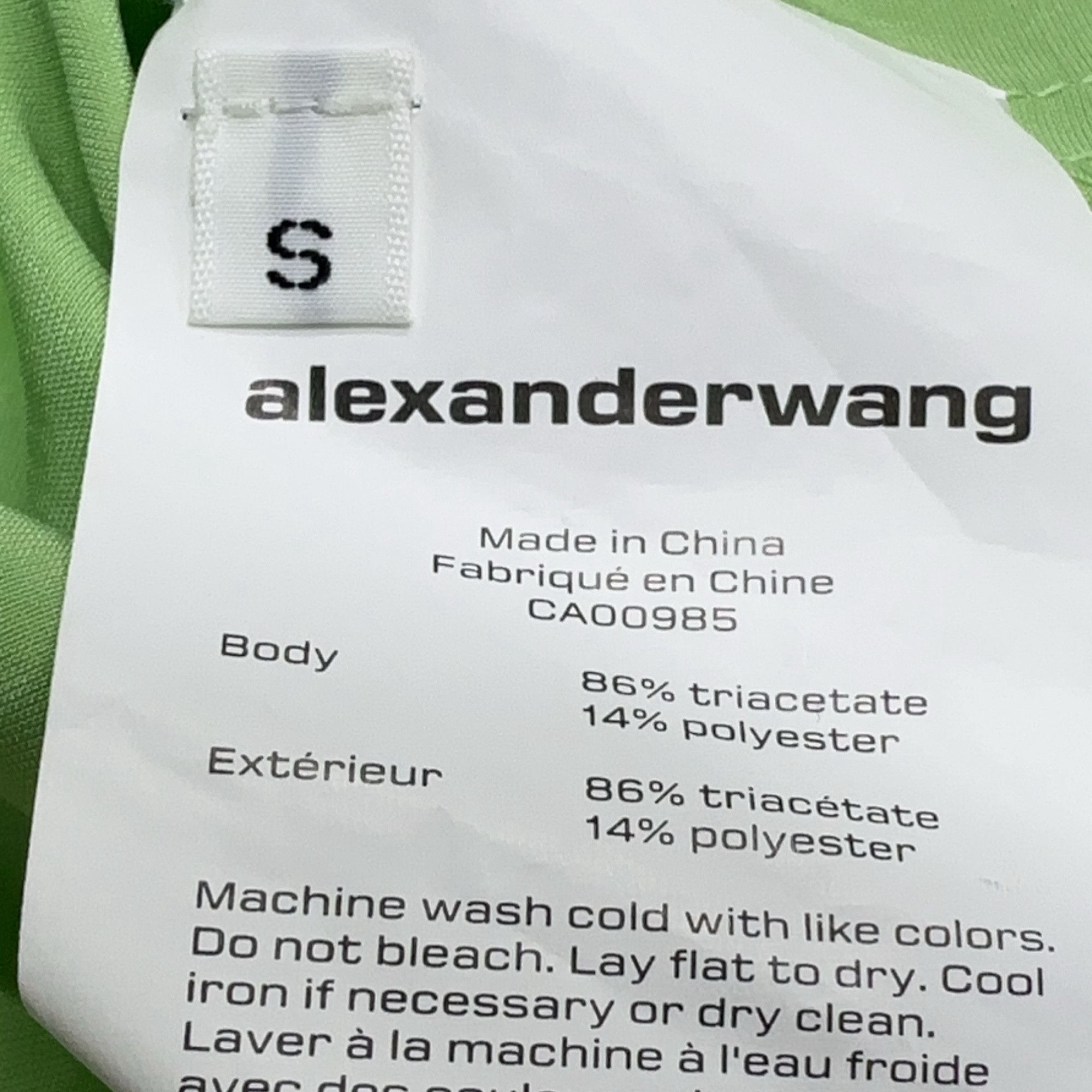 Alexander Wang Alexander Wang Green Button Up Shirt Size S Size S / US 4 / IT 40 - 3 Thumbnail