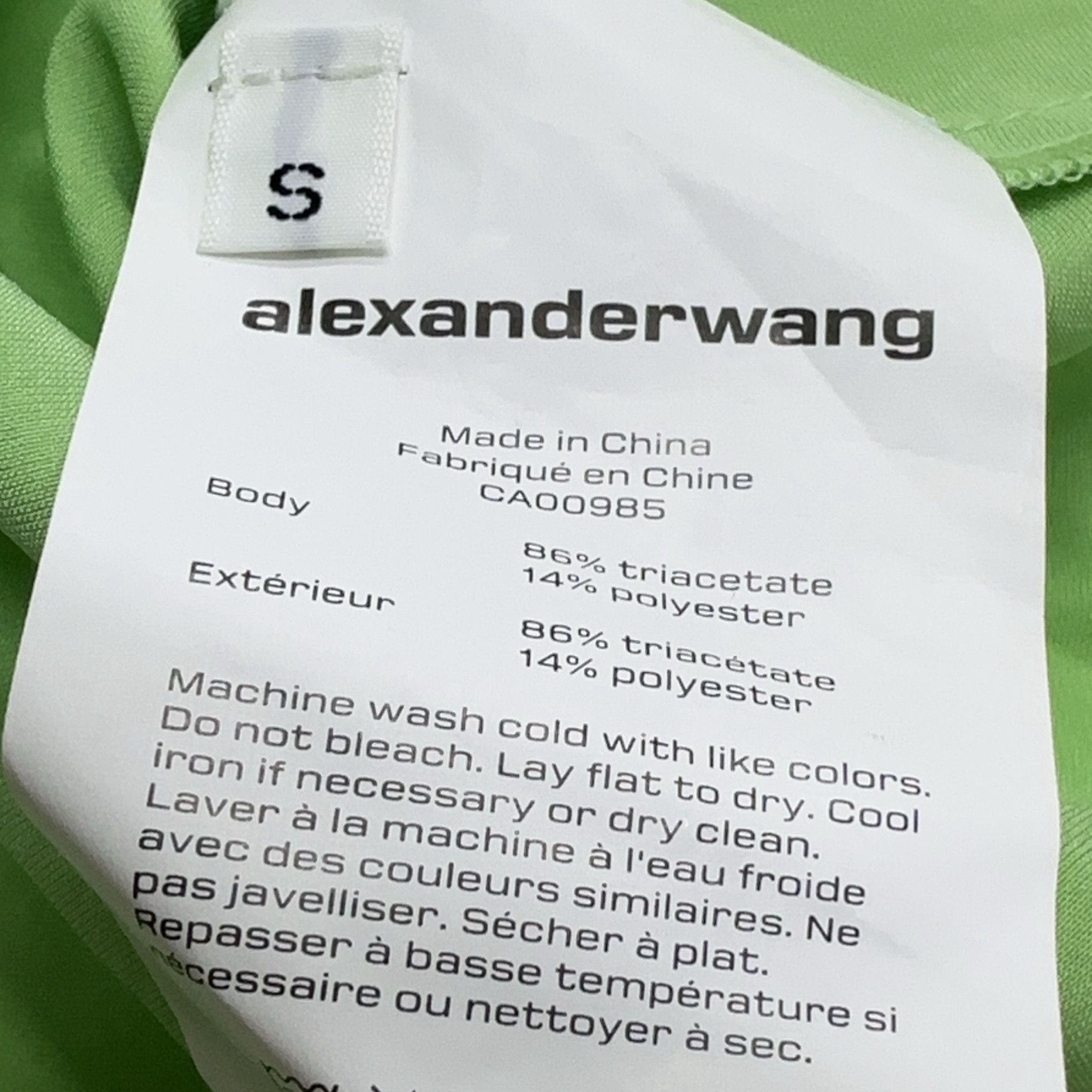 Alexander Wang Alexander Wang Green Button Up Shirt Size S Size S / US 4 / IT 40 - 4 Thumbnail