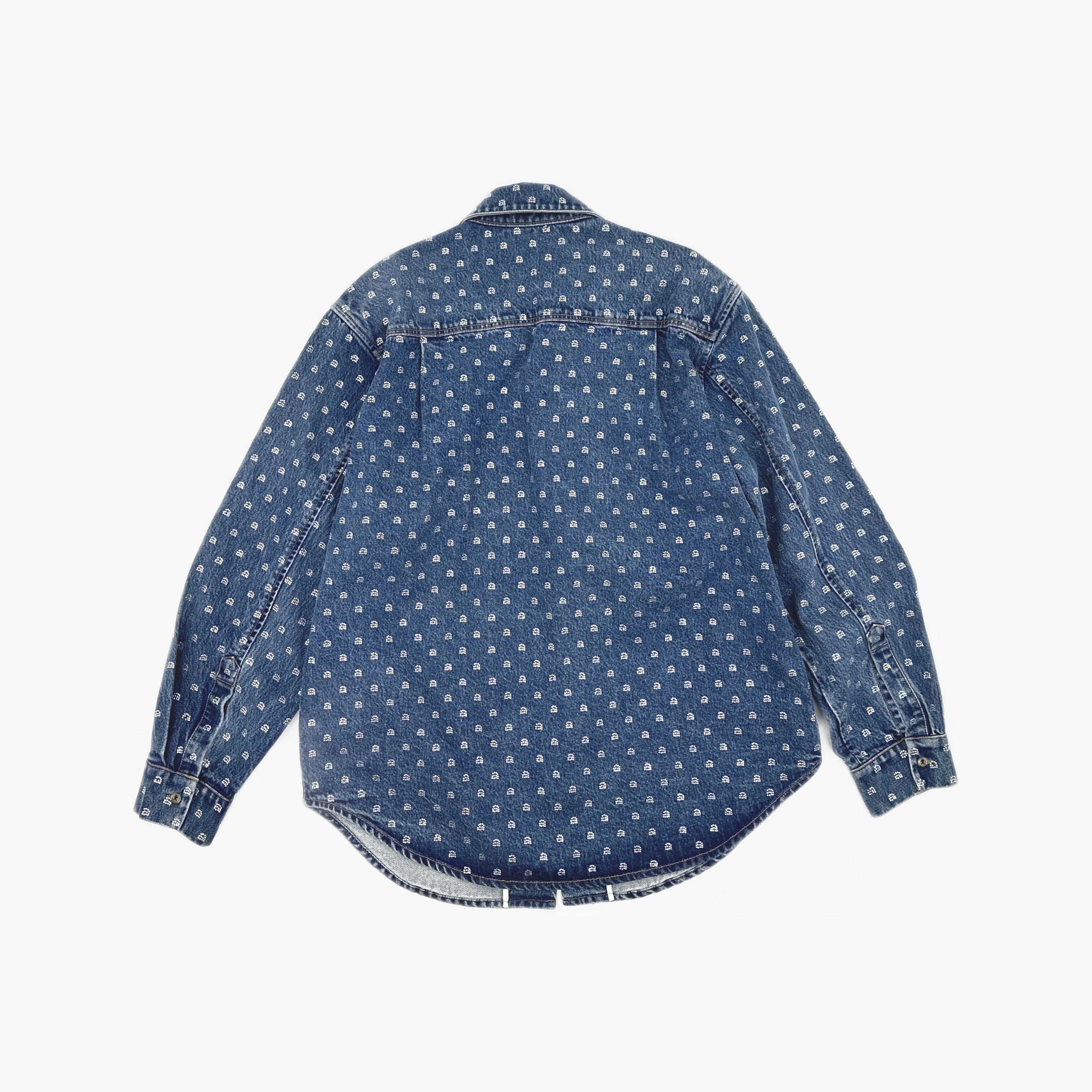 Alexander Wang Alexander Wang Rhinestone Denim Shirt Size M Size M / US 6-8 / IT 42-44 - 2 Thumbnail