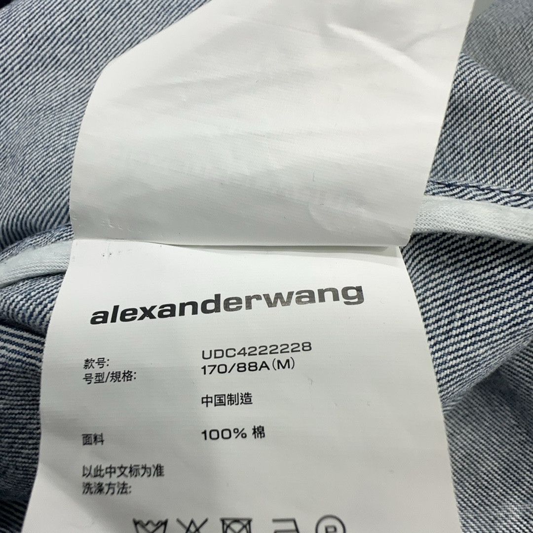 Alexander Wang Alexander Wang Rhinestone Denim Shirt Size M Size M / US 6-8 / IT 42-44 - 3 Thumbnail