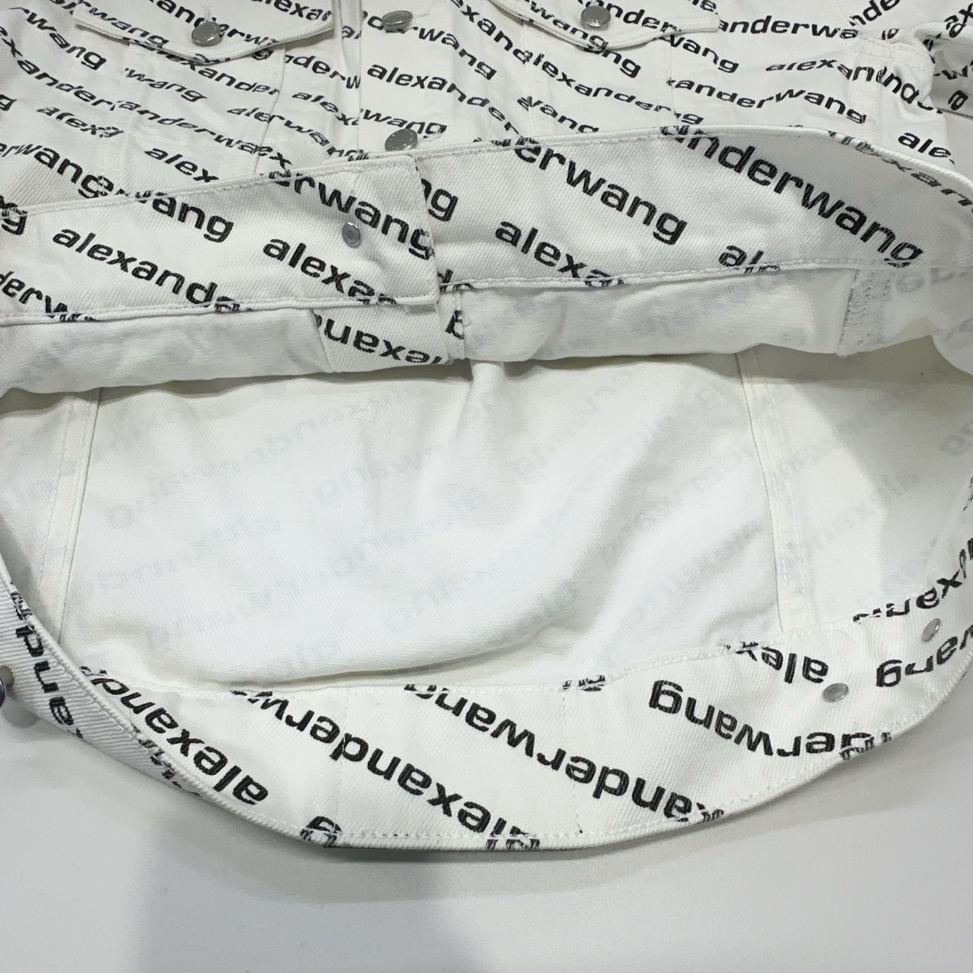 Alexander Wang Alexander Wang Logo Print Denim Jacket Size S Size S / US 4 / IT 40 - 7 Thumbnail