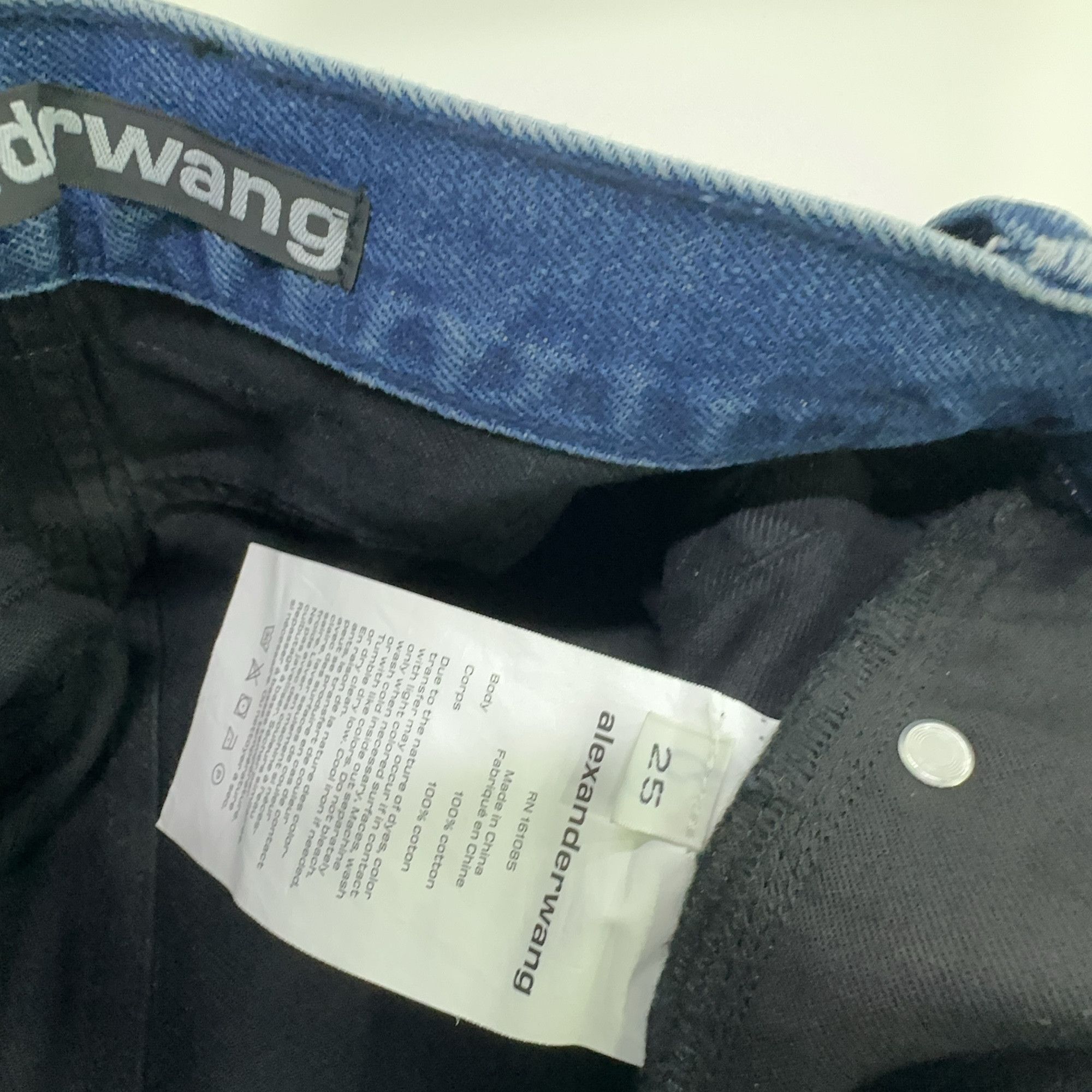 Alexander Wang Alexander Wang Contrast Waistband Jeans Size 25 Size 25" / US 0 / IT 36 - 4 Thumbnail