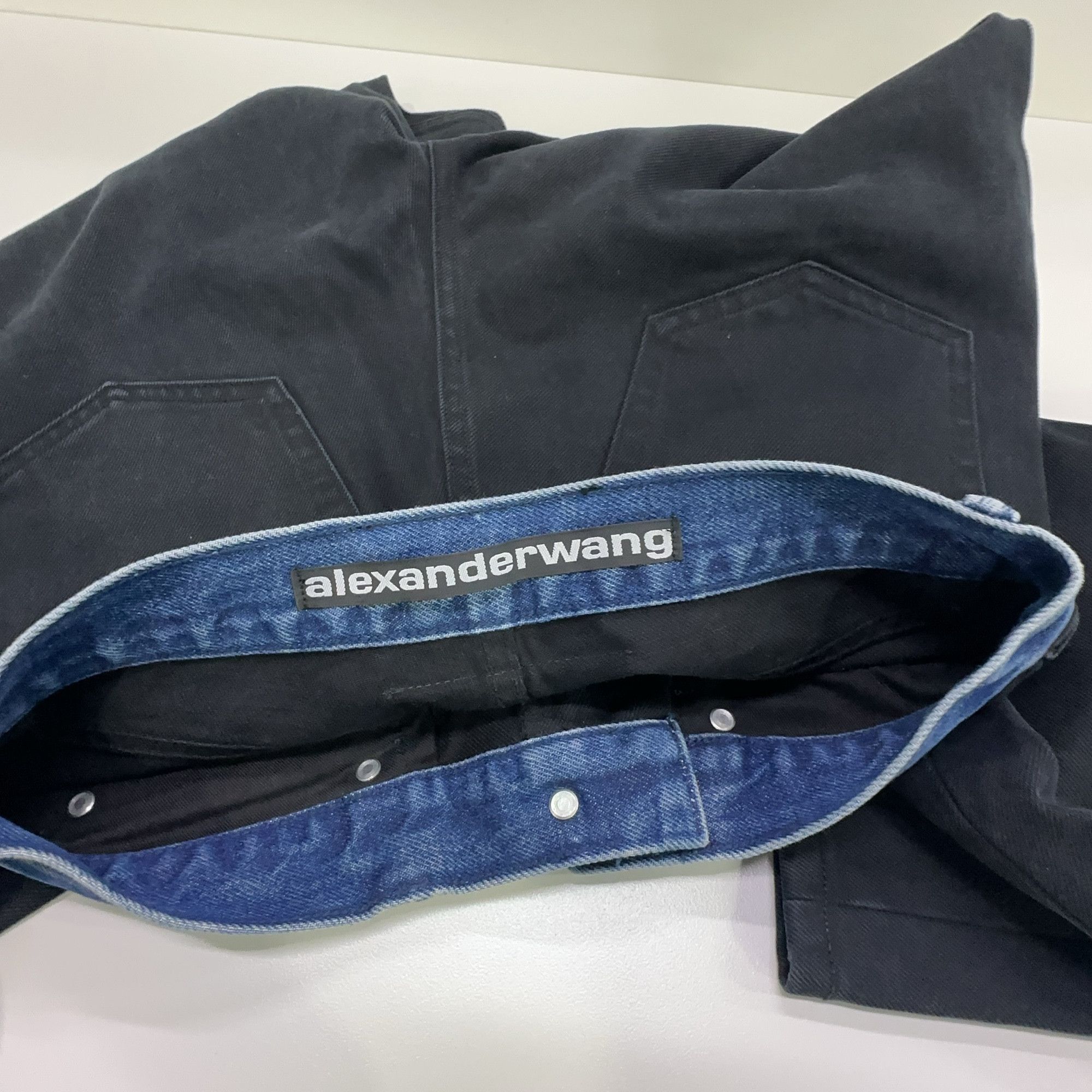 Alexander Wang Alexander Wang Contrast Waistband Jeans Size 25 Size 25" / US 0 / IT 36 - 8 Thumbnail