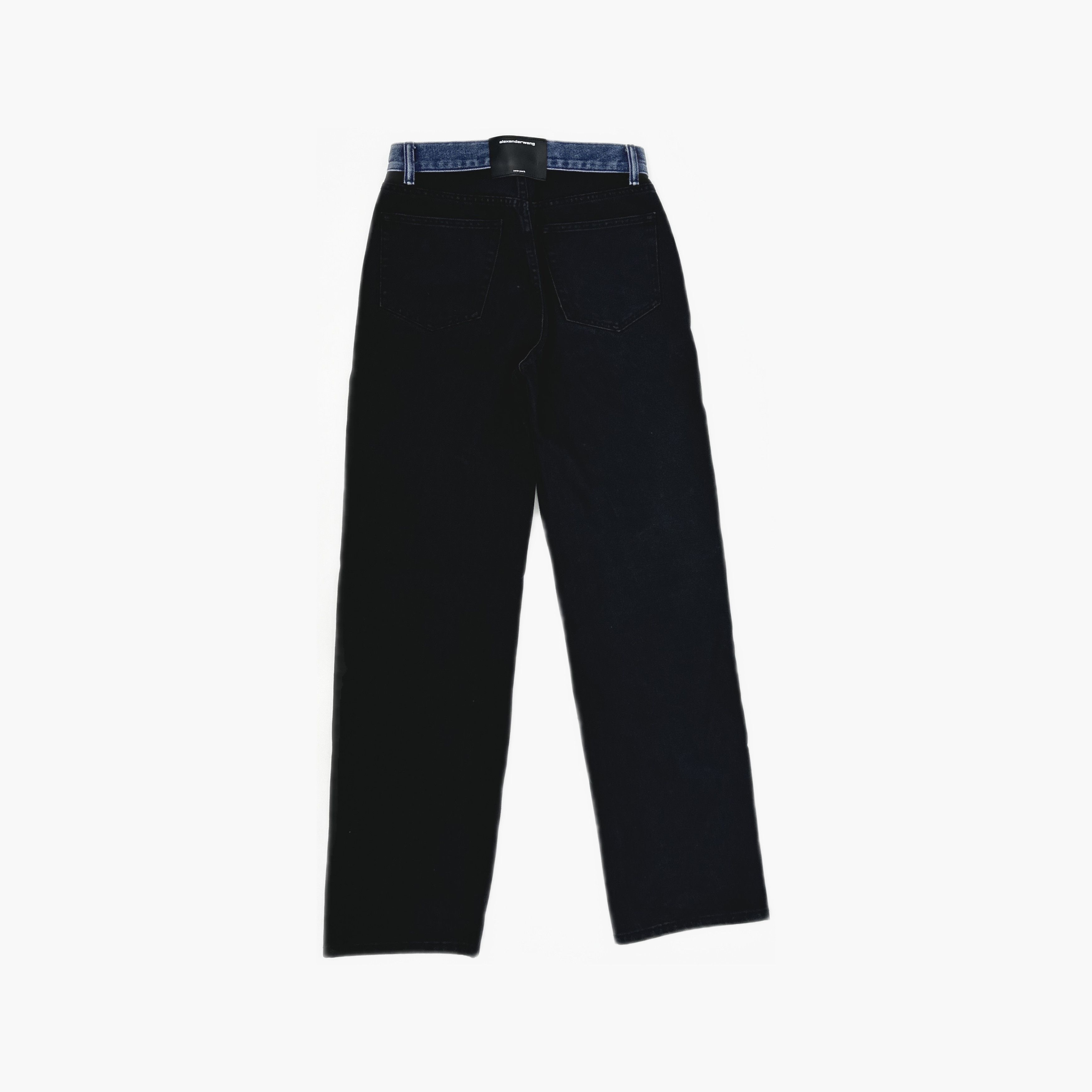 Alexander Wang Alexander Wang Contrast Waistband Jeans Size 25 Size 25" / US 0 / IT 36 - 2 Thumbnail