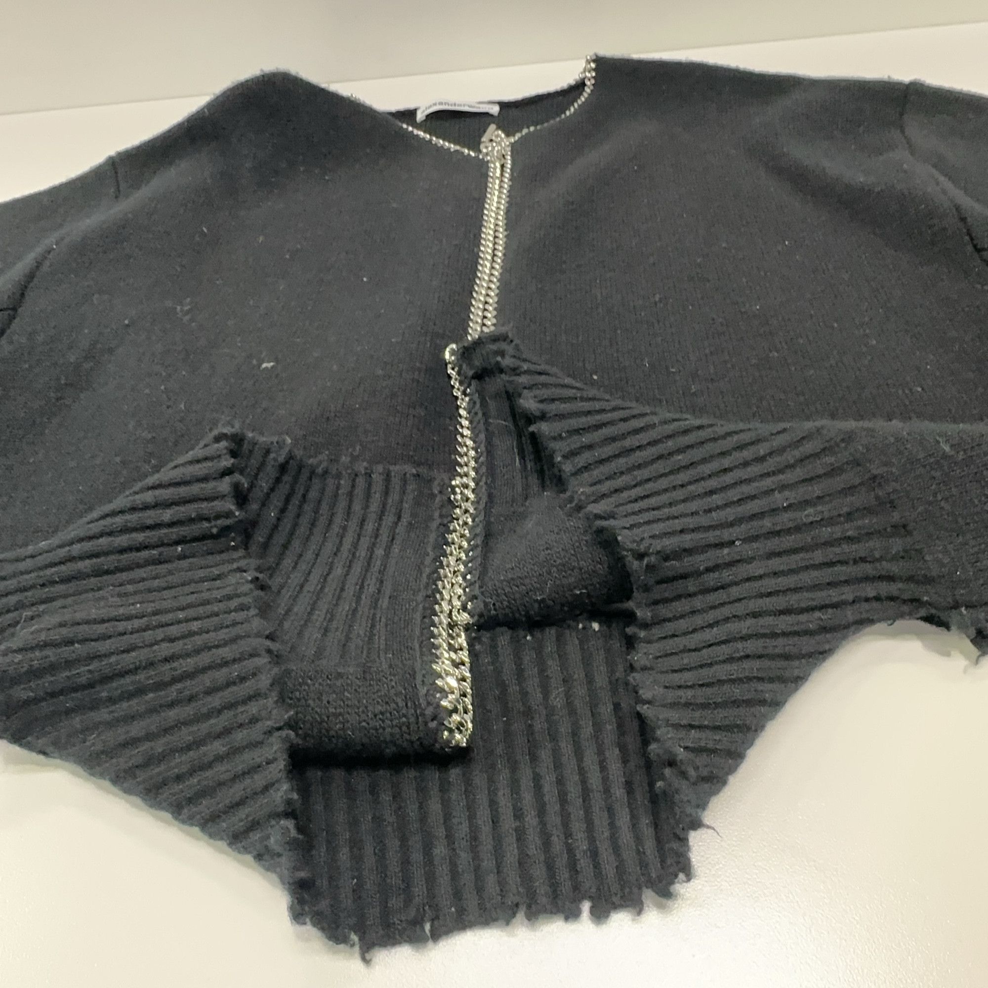 Alexander Wang Alexander Wang Chain Trim Sweater Size XS Size XS / US 0-2 / IT 36-38 - 6 Thumbnail
