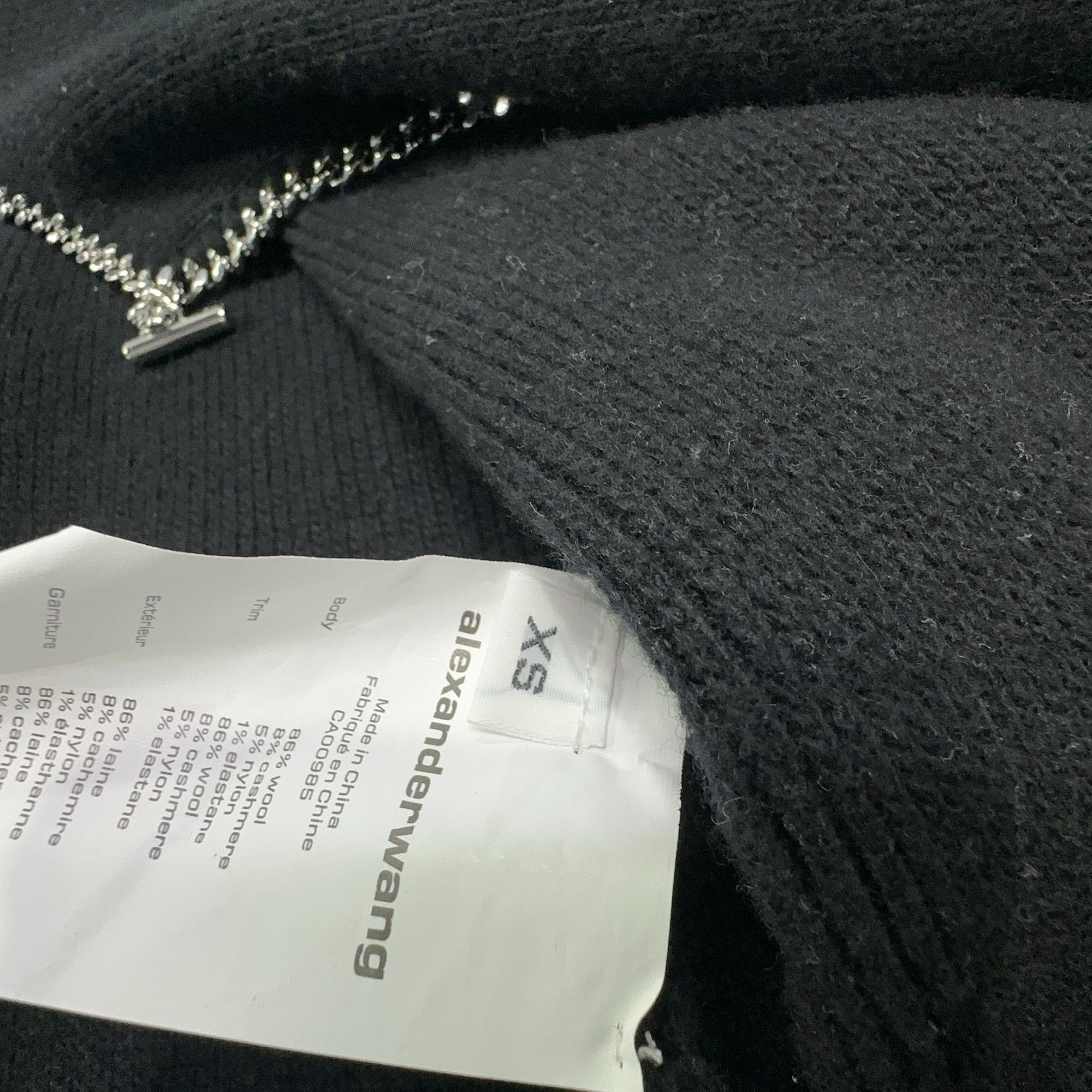 Alexander Wang Alexander Wang Chain Trim Sweater Size XS Size XS / US 0-2 / IT 36-38 - 4 Thumbnail
