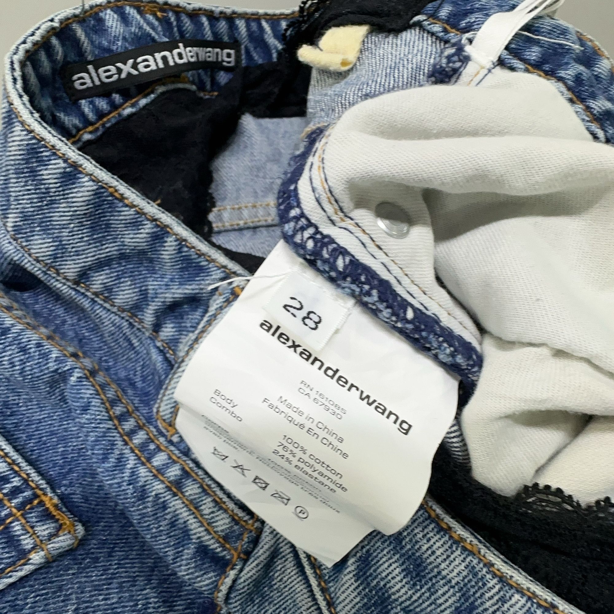 Alexander Wang Alexander Wang Bodywear Denim Jeans Size 28 Size 28" / US 6 / IT 42 - 4 Thumbnail
