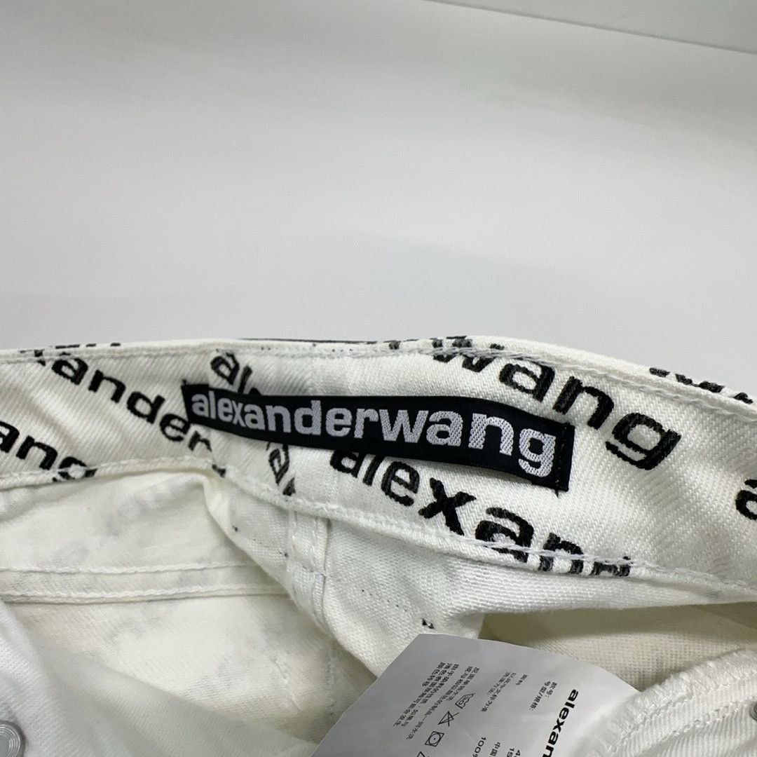 Alexander Wang Alexander Wang Logo Print Shorts Size 24 Size 24" / US 00 / IT 34 - 3 Thumbnail