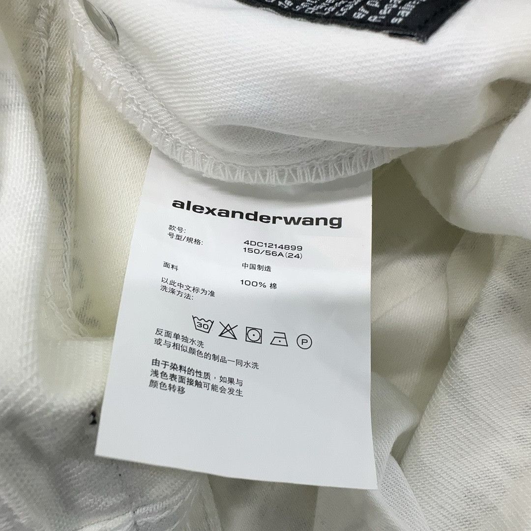 Alexander Wang Alexander Wang Logo Print Shorts Size 24 Size 24" / US 00 / IT 34 - 4 Thumbnail