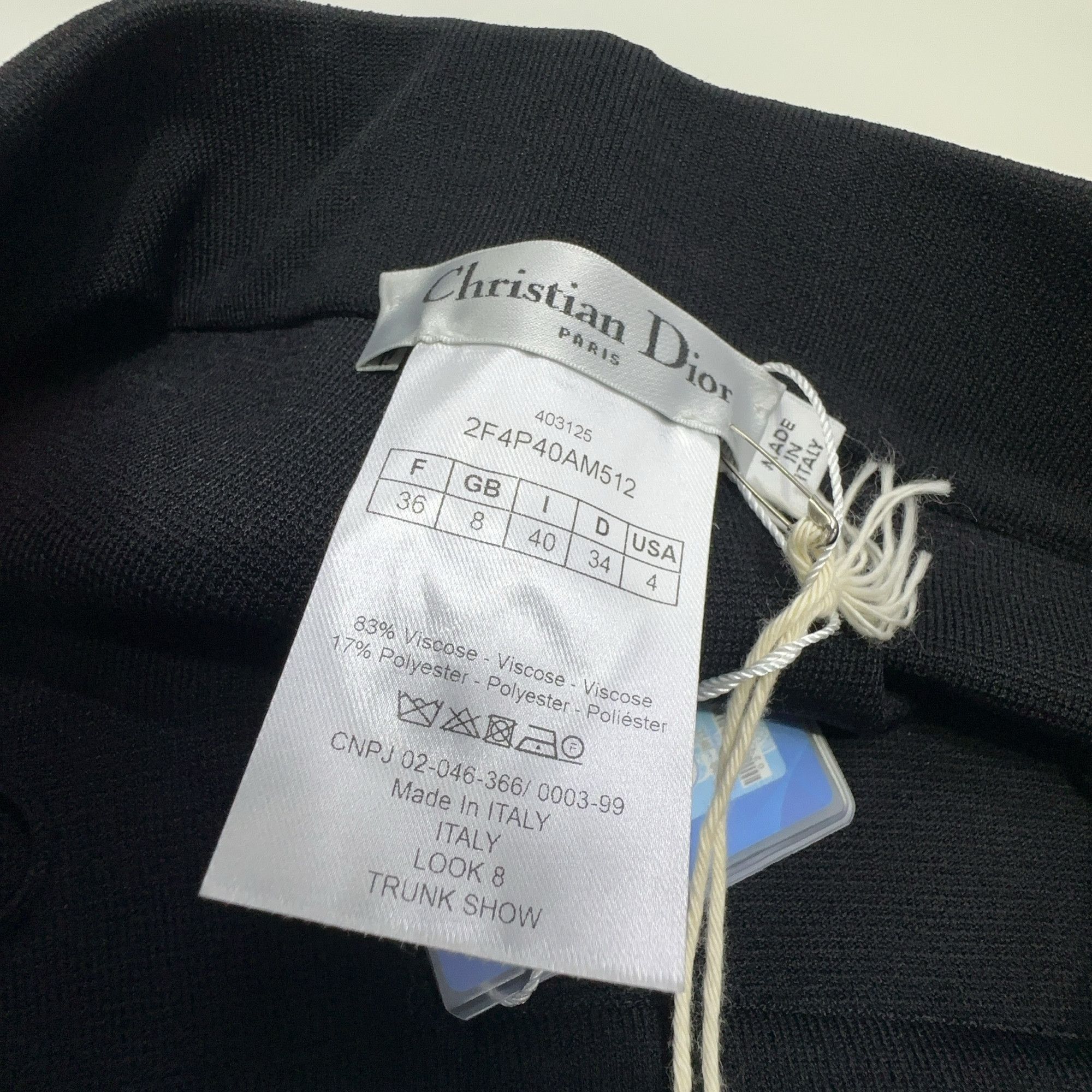 Dior Dior Black Knitwear Shorts Size FR 36 Size 26" / US 2 / IT 38 - 3 Thumbnail