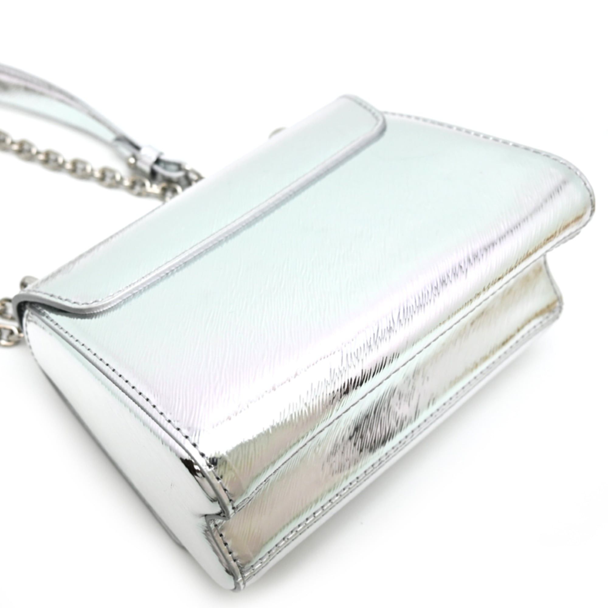 Louis Vuitton Louis Vuitton Twist PM Women's Shoulder Bag M23373 Epi Silver Size ONE SIZE - 4 Thumbnail