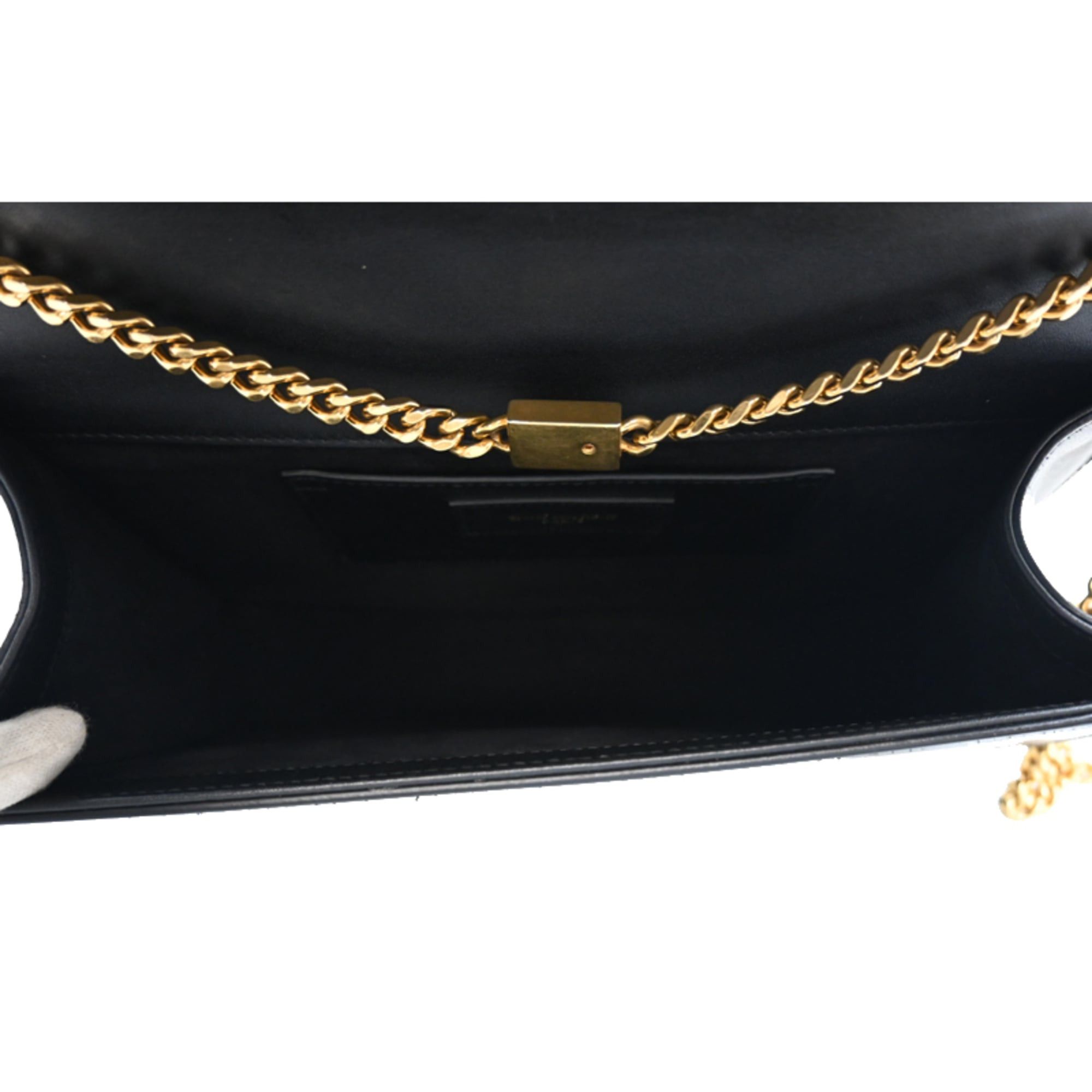 Yves Saint Laurent Yves Saint Laurent Classic Kate Chain Women's Shoulder Bag 354119 Leather Black Size ONE SIZE - 6 Thumbnail