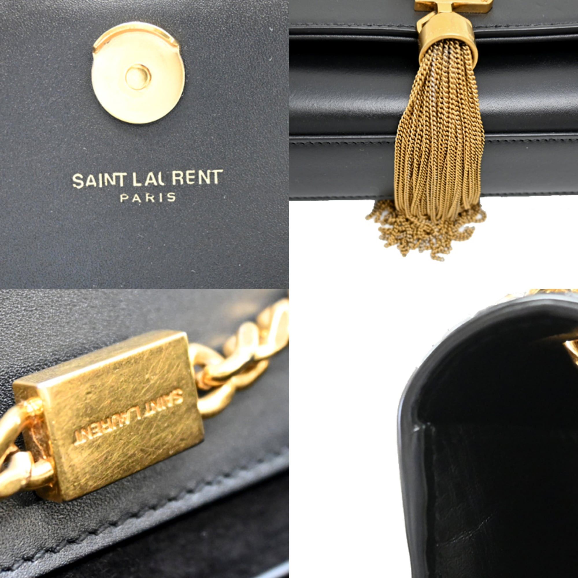 Yves Saint Laurent Yves Saint Laurent Classic Kate Chain Women's Shoulder Bag 354119 Leather Black Size ONE SIZE - 7 Thumbnail