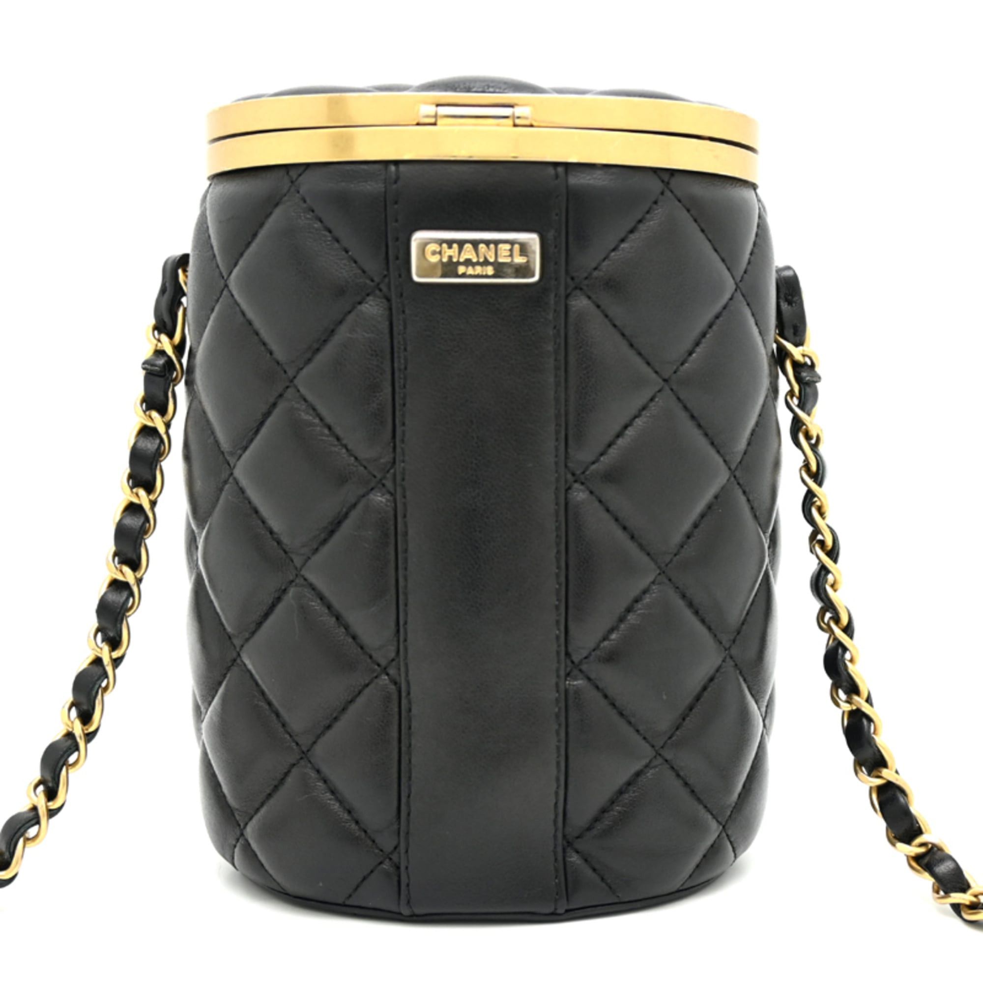 Chanel Chanel Vanity Women's Shoulder Bag AS2640 Lambskin Black Size ONE SIZE - 2 Thumbnail