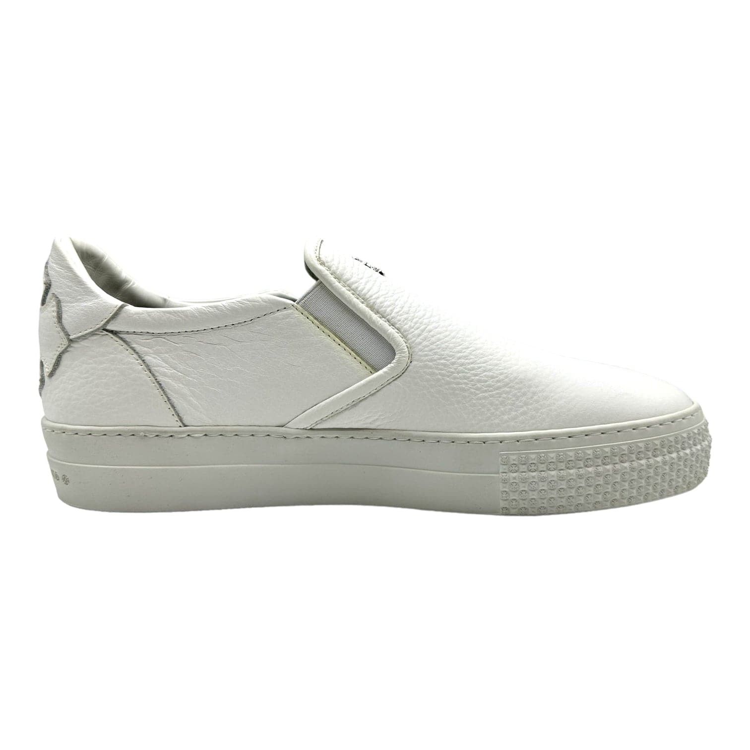Chrome Hearts Slip On Leather Sneaker White (.925 Silver) Size US 8 / EU 41 - 5 Thumbnail