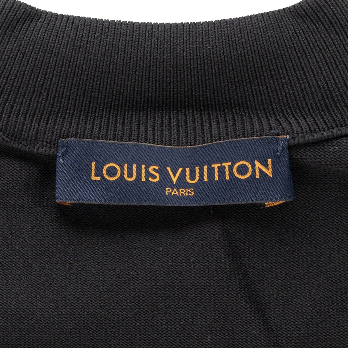 Louis Vuitton Printed Intarsia Globe Mock Neck Sweater Black Size US XL / EU 56 / 4 - 6 Thumbnail