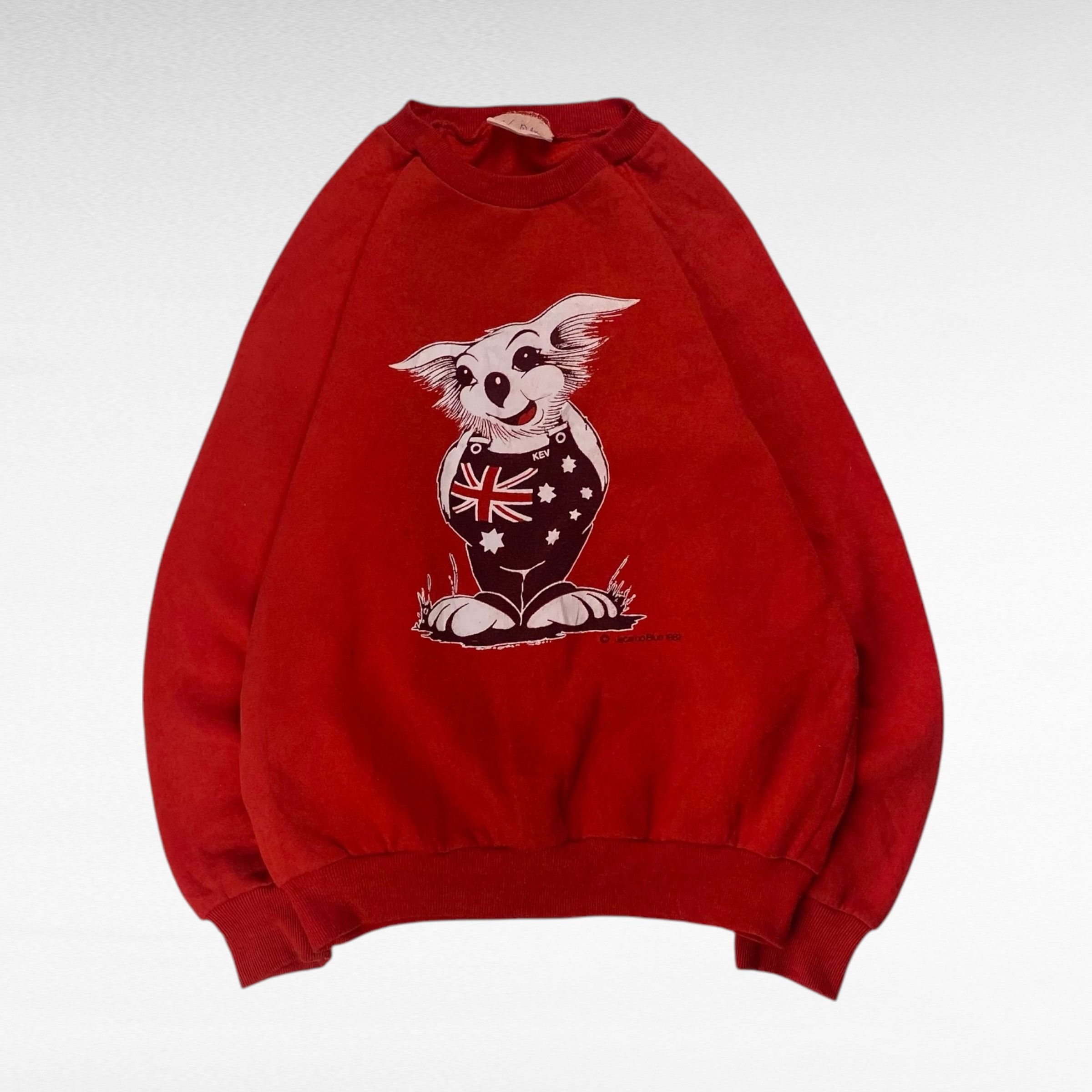 Vintage Van Duke 80s Sweatshirt Red Size M Size US M / EU 48-50 / 2 - 2 Thumbnail