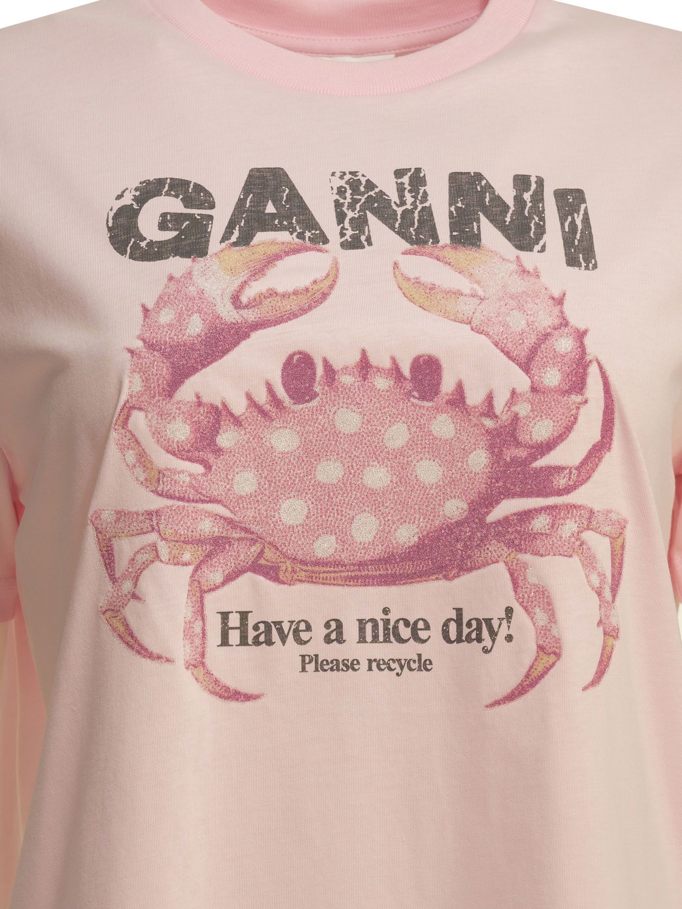 Ganni Ganni Crab Crewneck T-Shirt tag size S Women - USA Duties Paid Size S / US 4 / IT 40 - 3 Thumbnail