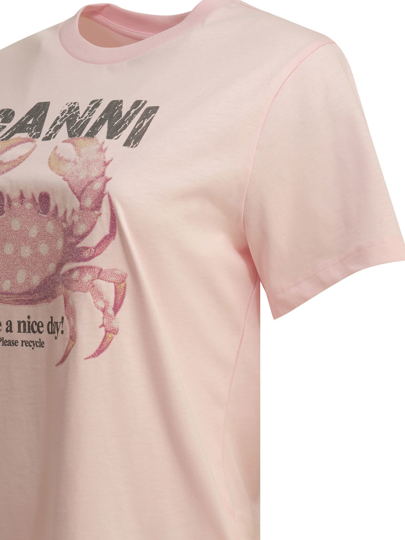 Ganni Ganni Crab Crewneck T-Shirt tag size S Women - USA Duties Paid Size S / US 4 / IT 40 - 4 Thumbnail