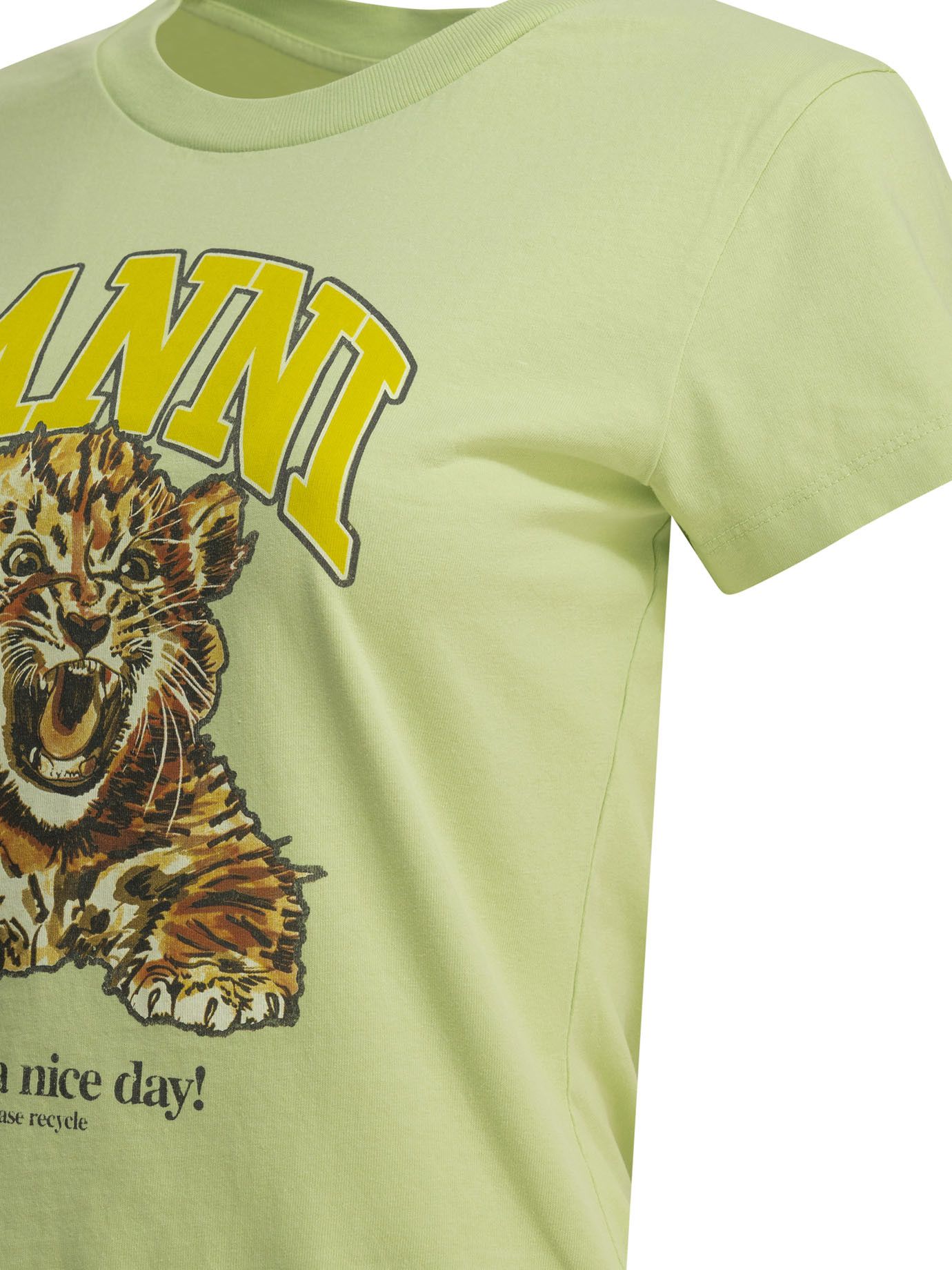 Ganni Ganni Baby Tiger Crewneck T-Shirt tag size M Women - USA Duties Paid Size M / US 6-8 / IT 42-44 - 4 Thumbnail