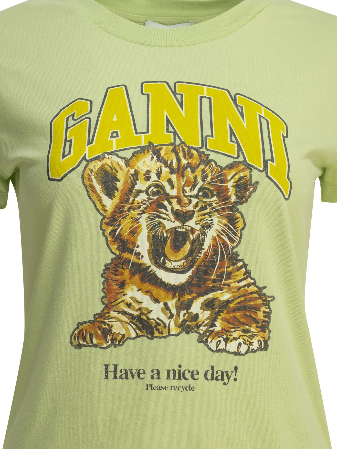 Ganni Ganni Baby Tiger Crewneck T-Shirt tag size XL Women - USA Duties Paid Size XL / US 12-14 / IT 48-50 - 3 Thumbnail