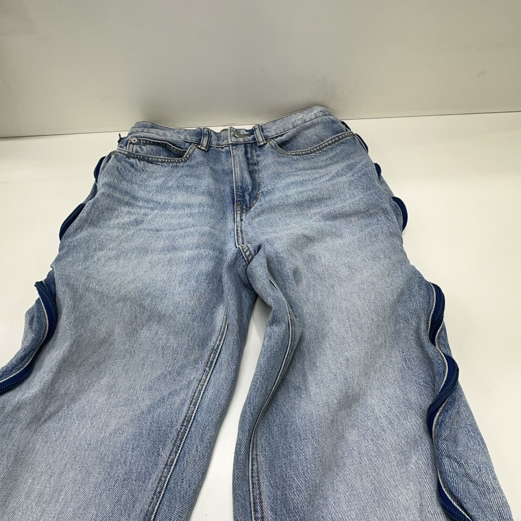 Alexander Wang Alexander Wang Side-Zip Mesh Panel Jeans 23 Size 23" - 8 Thumbnail