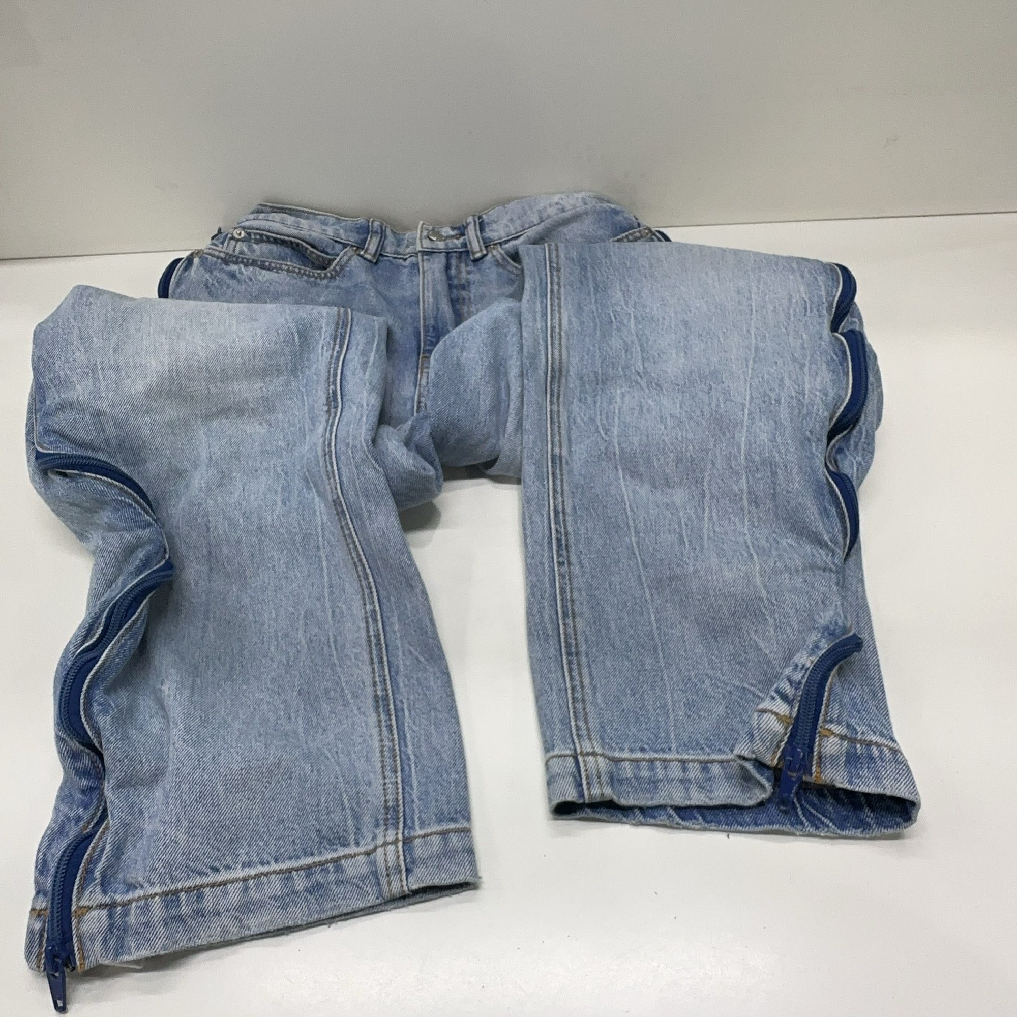 Alexander Wang Alexander Wang Side-Zip Mesh Panel Jeans 23 Size 23" - 9 Thumbnail
