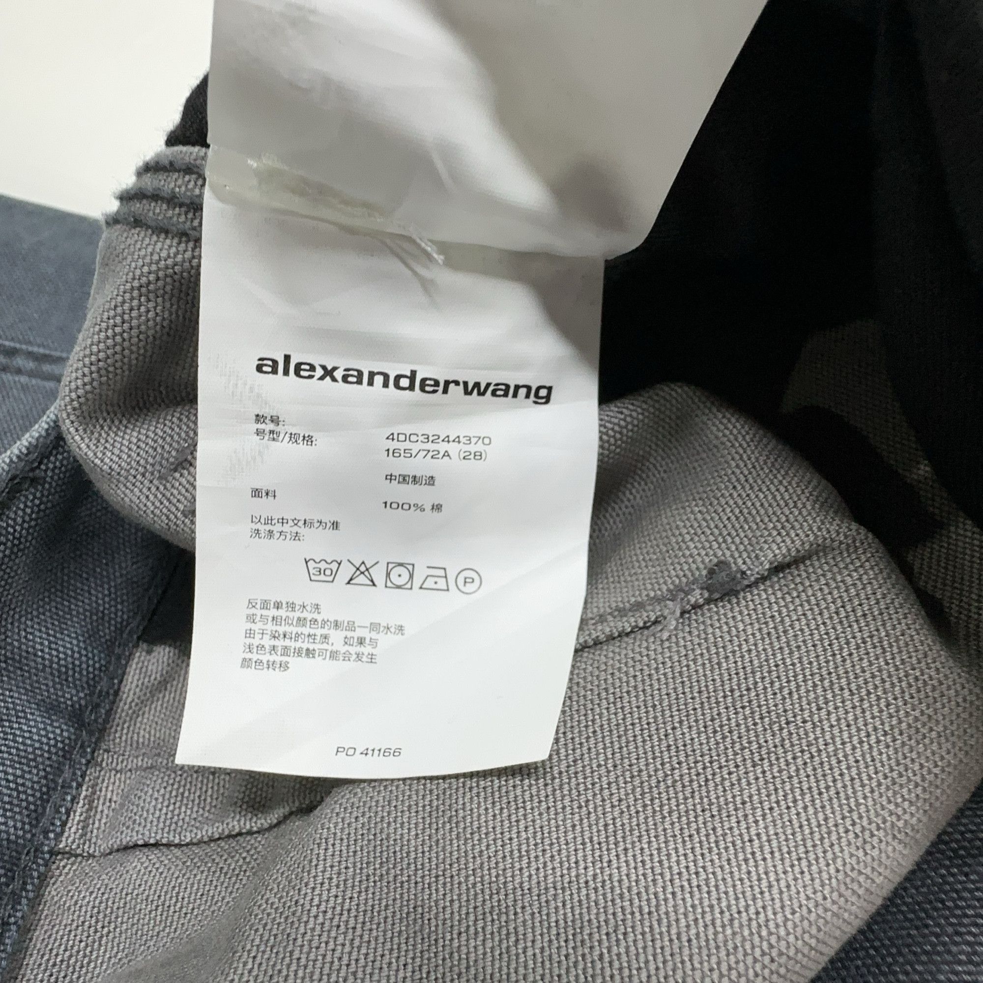 Alexander Wang Alexander Wang Washed Grey Jeans Size 28 Size 28" / US 6 / IT 42 - 4 Thumbnail