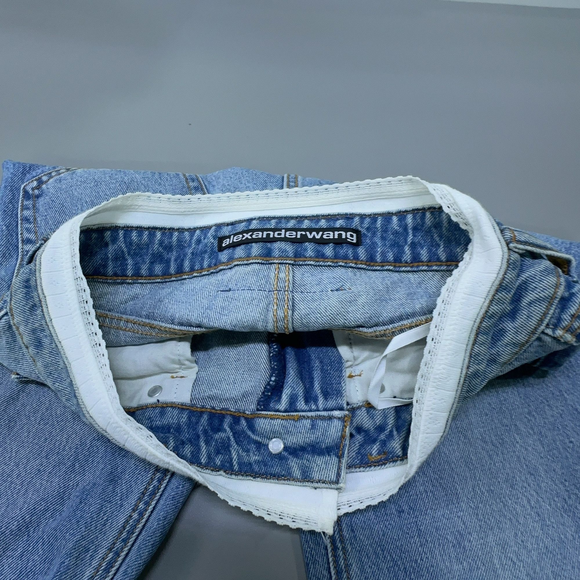 Alexander Wang Alexander Wang Blue Denim Jeans Size 23 Size 23" - 6 Thumbnail