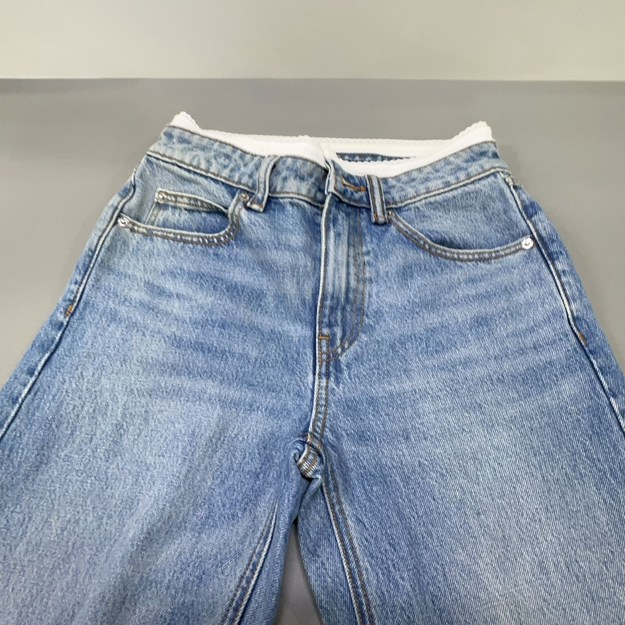 Alexander Wang Alexander Wang Blue Denim Jeans Size 23 Size 23" - 7 Thumbnail