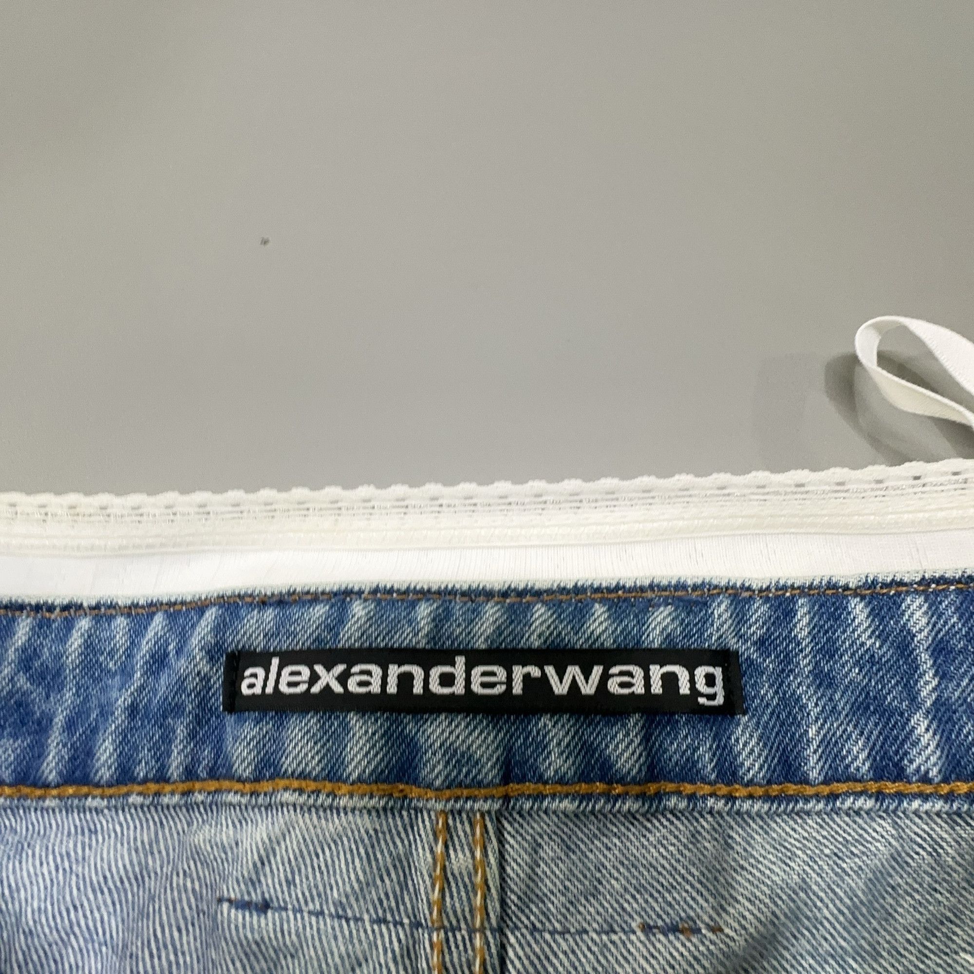 Alexander Wang Alexander Wang Blue Denim Jeans Size 23 Size 23" - 3 Thumbnail