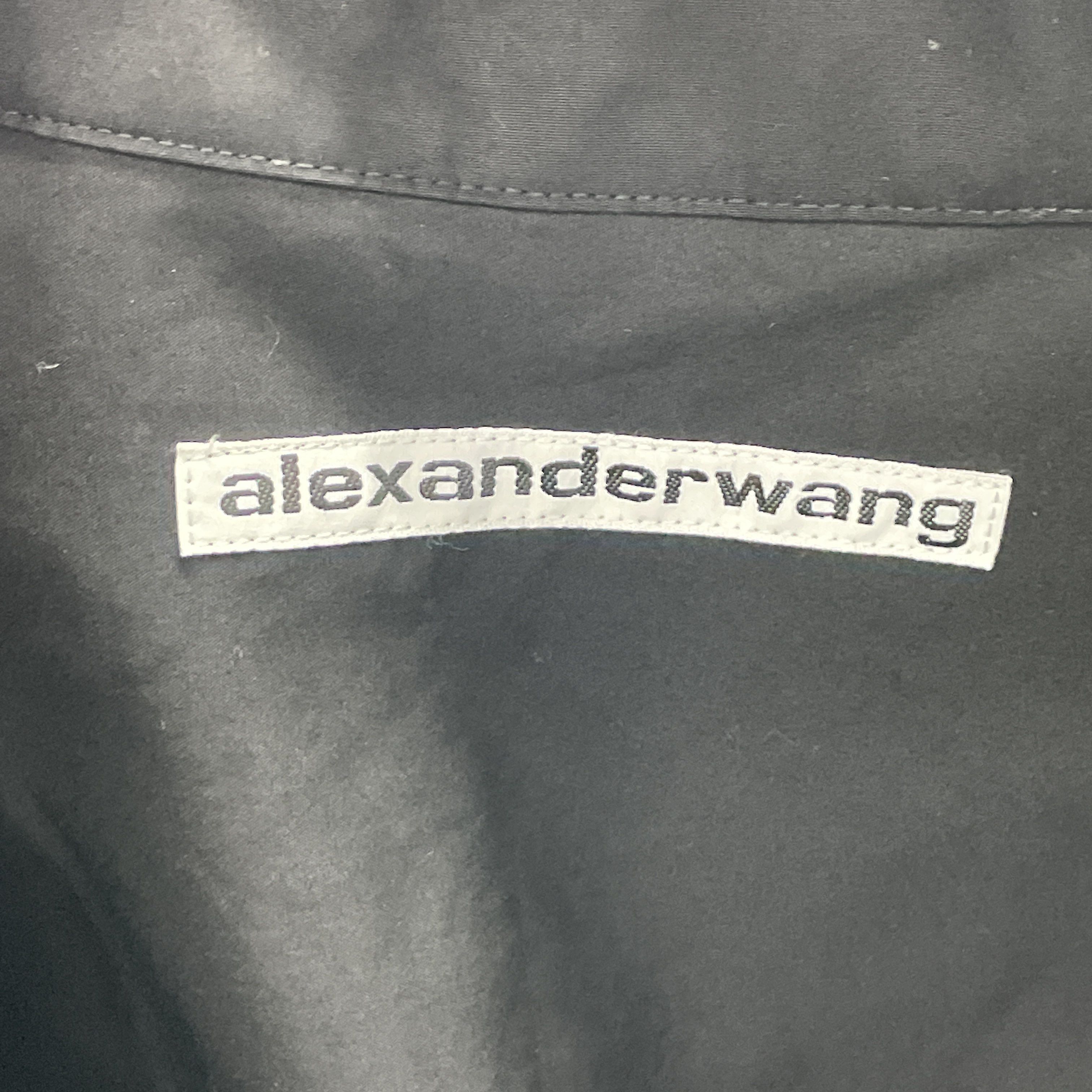 Alexander Wang Alexander Wang Black Button Up Mini Dress Size 2 Size XS / US 0-2 / IT 36-38 - 3 Thumbnail