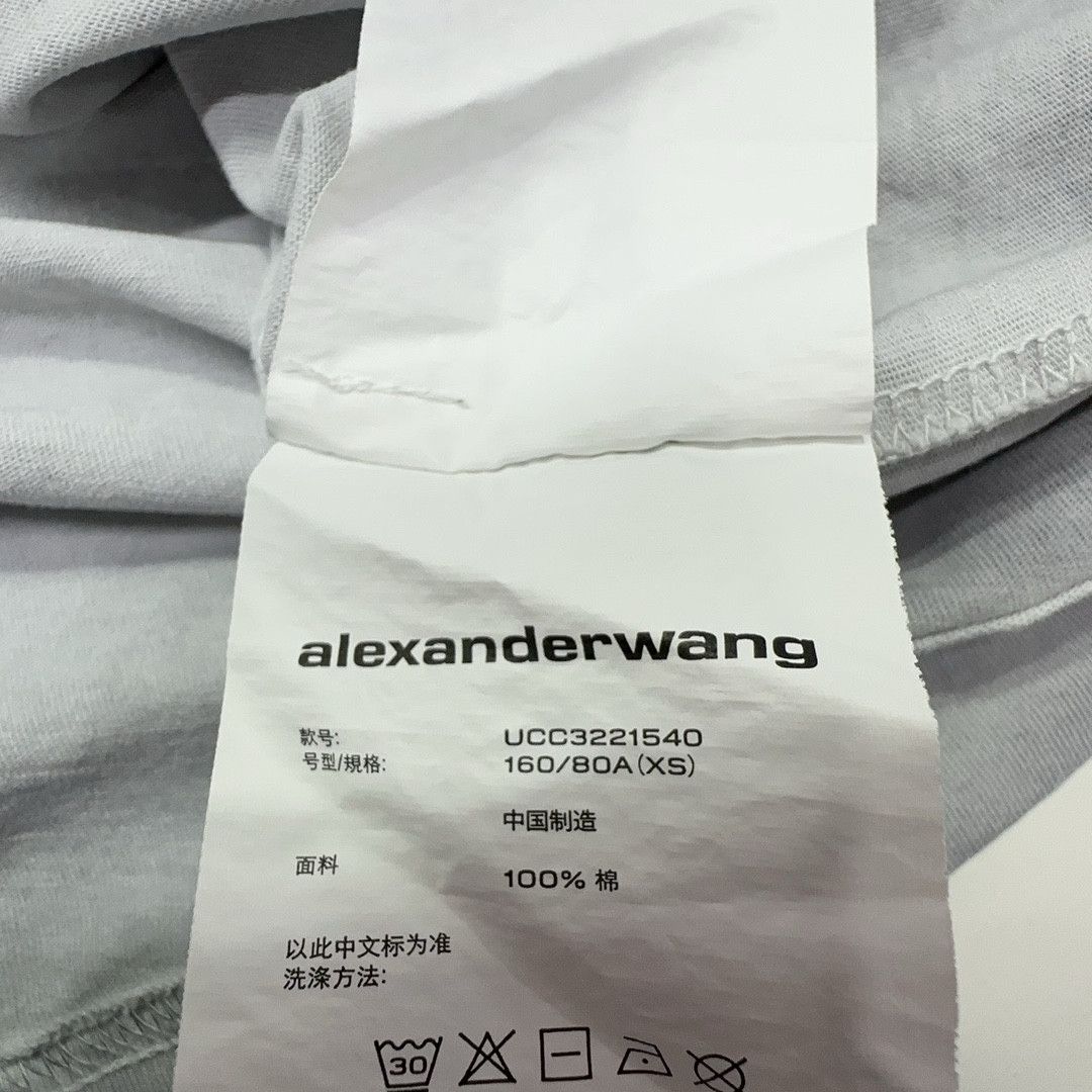 Alexander Wang Alexander Wang Colorful Logo Long Sleeve T-Shirt XS Size US XS / EU 42 / 0 - 5 Thumbnail