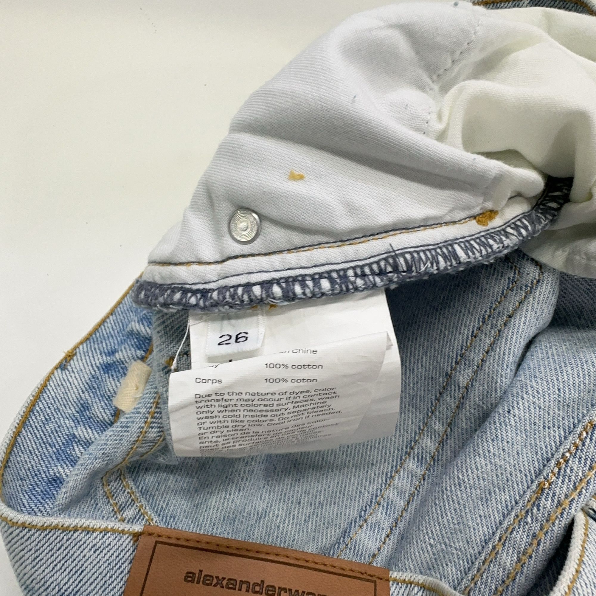 Alexander Wang Alexander Wang Washed Denim Jeans Size 26 Size 26" / US 2 / IT 38 - 4 Thumbnail