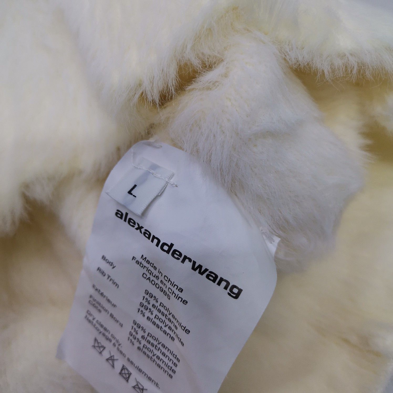 Alexander Wang Alexander Wang Ivory Crewneck Sweater Size L Size L / US 10 / IT 46 - 4 Thumbnail