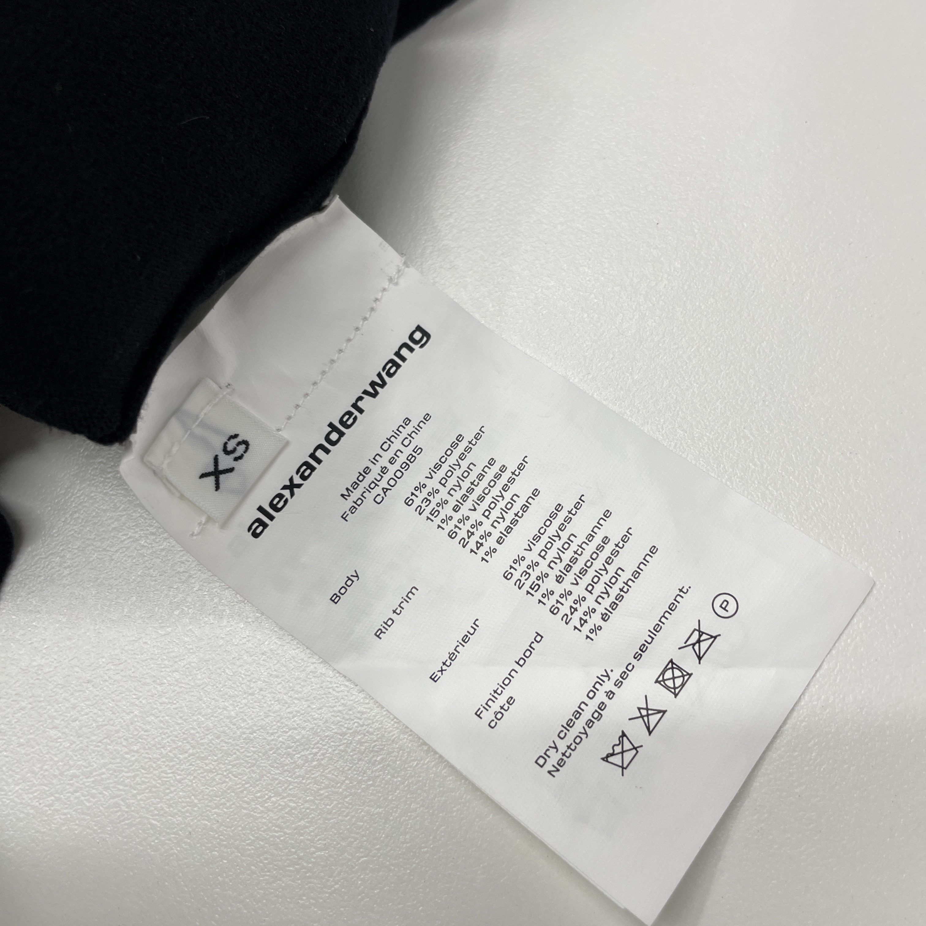 Alexander Wang Alexander Wang Logo Mock Neck Mini Dress XS Size XS / US 0-2 / IT 36-38 - 4 Thumbnail