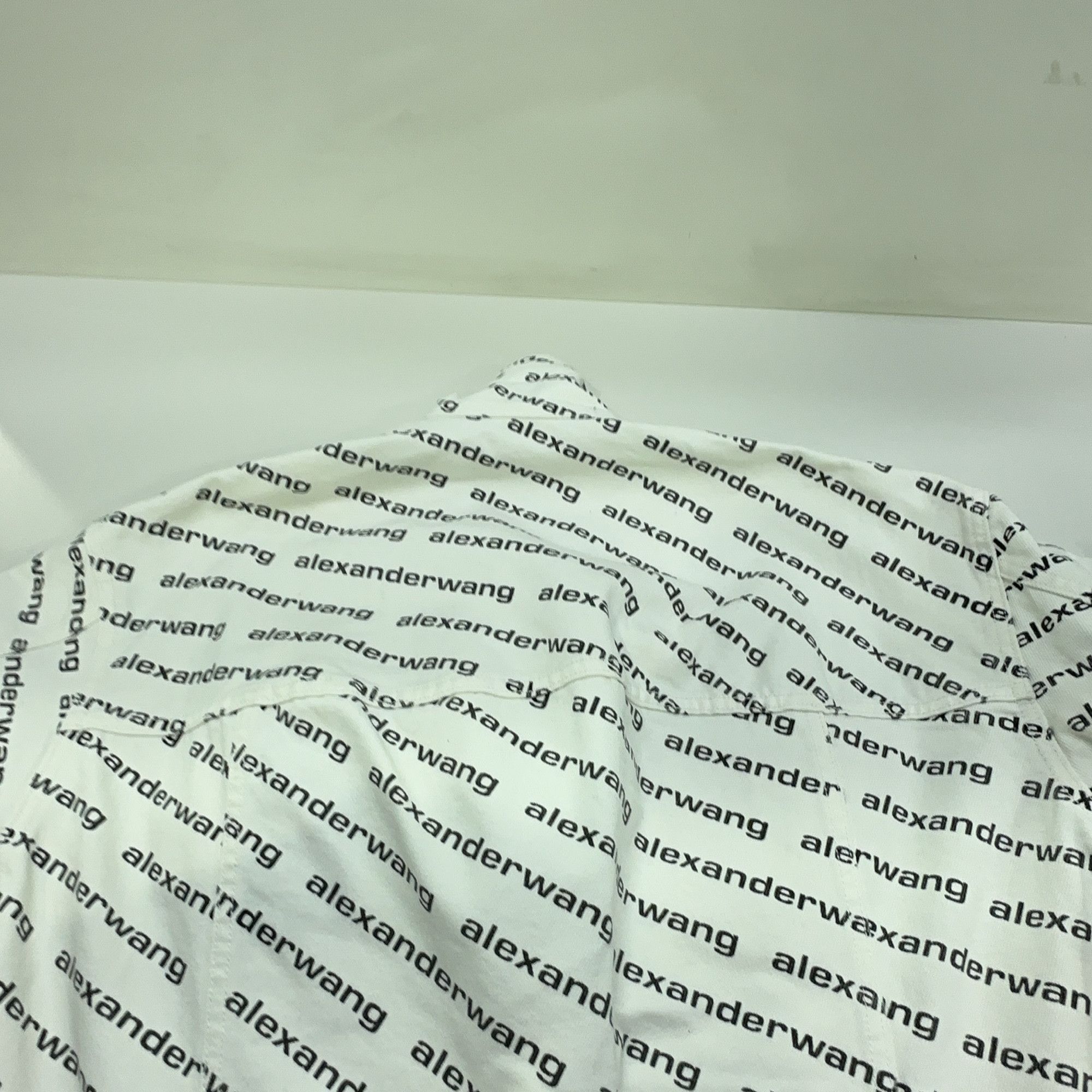 Alexander Wang Alexander Wang All-Over Logo Denim Jacket Size XS Size XS / US 0-2 / IT 36-38 - 10 Thumbnail