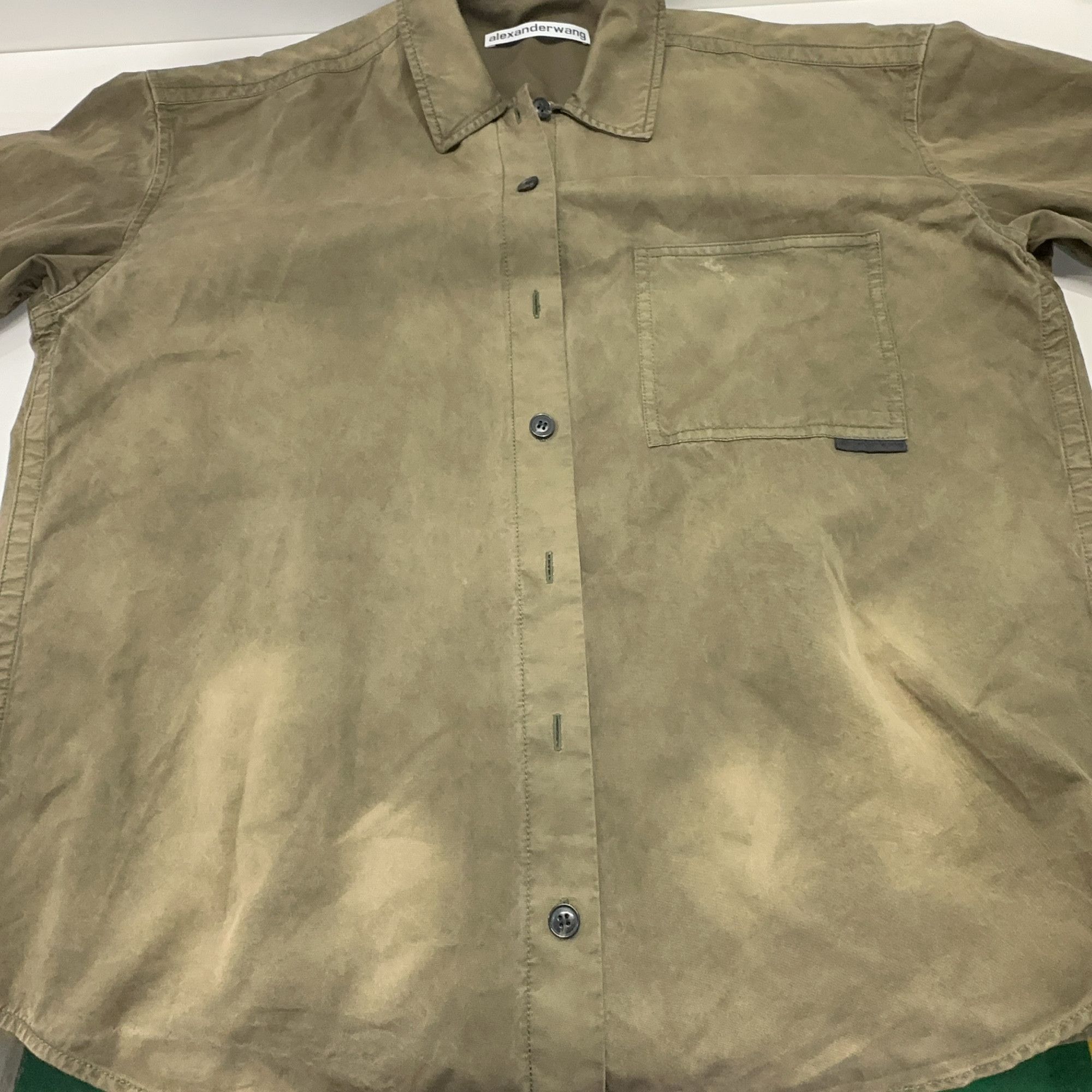Alexander Wang Alexander Wang Brown Button Up Shirt Size S Size US S / EU 44-46 / 1 - 13 Thumbnail