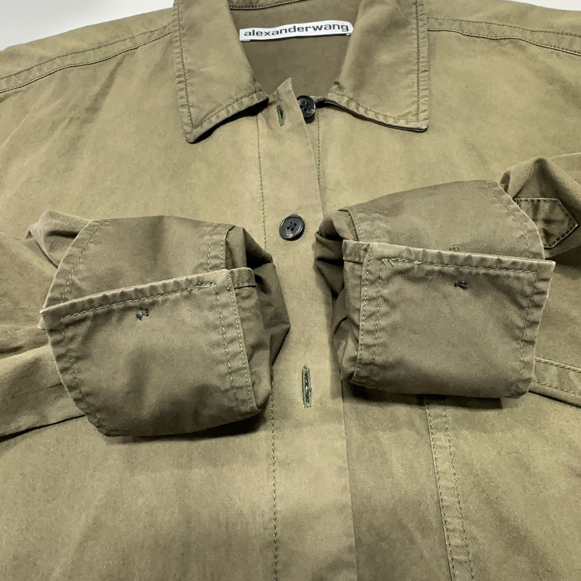 Alexander Wang Alexander Wang Brown Button Up Shirt Size S Size US S / EU 44-46 / 1 - 11 Thumbnail