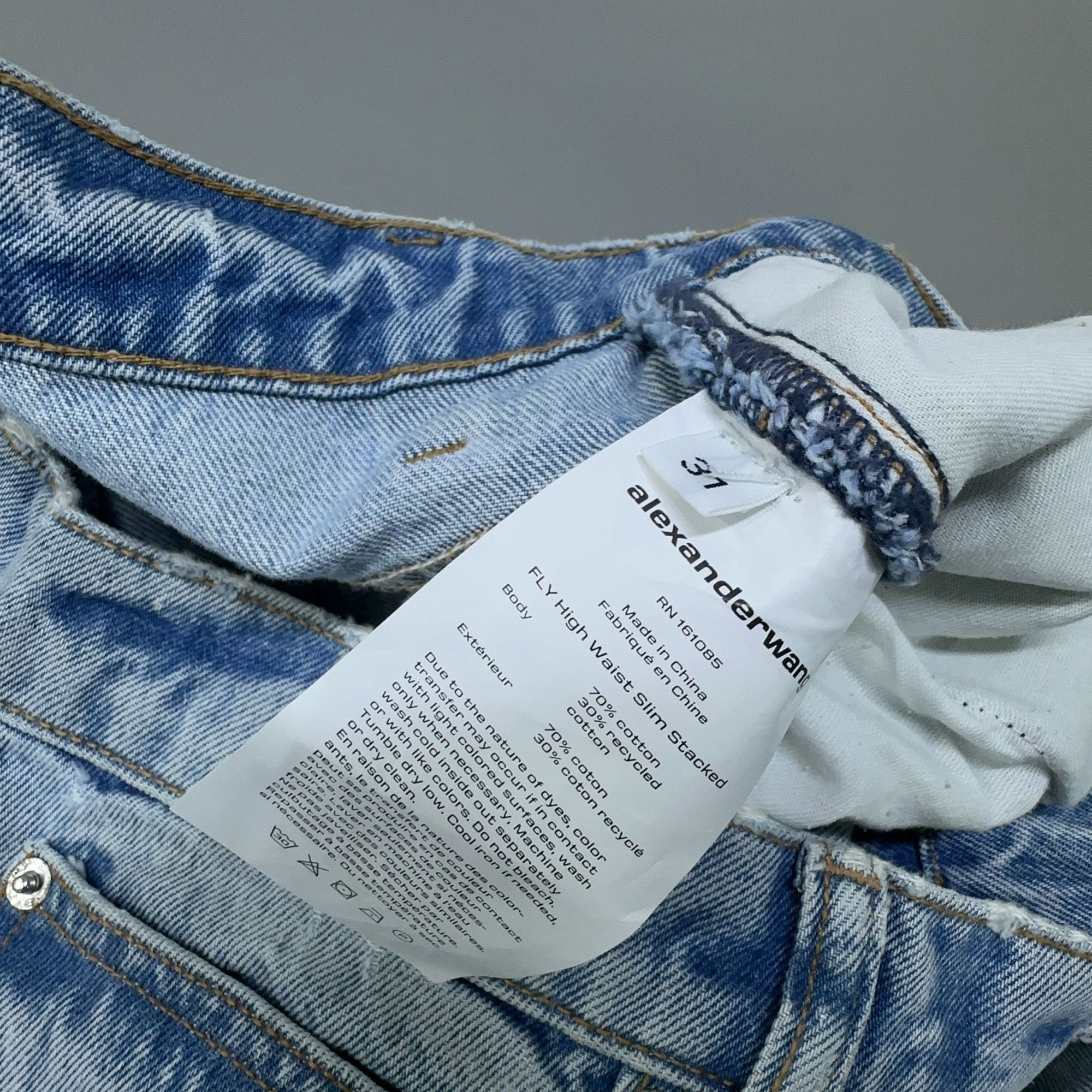 Alexander Wang Alexander Wang Denim Jeans Size 31 Size 31" - 4 Thumbnail