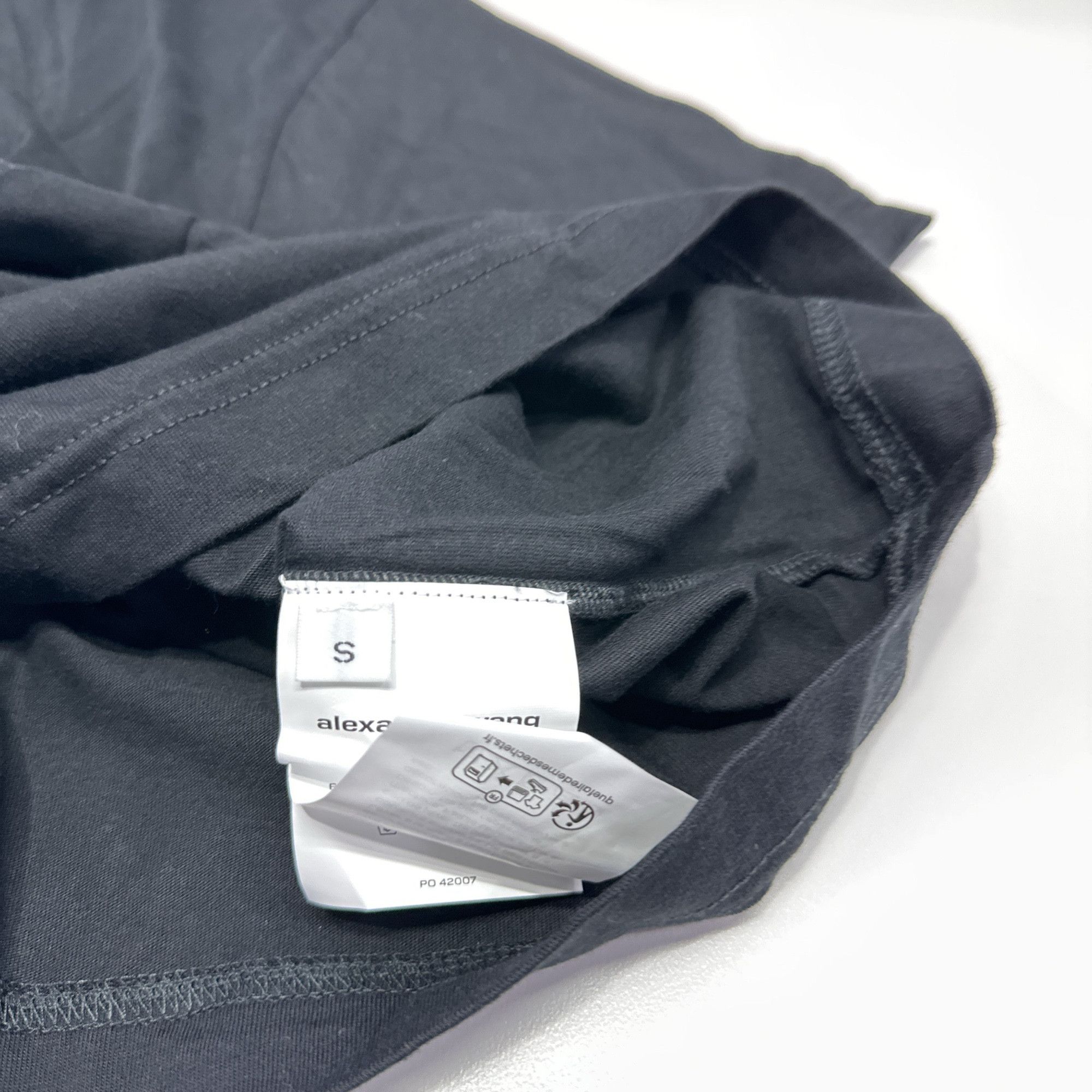Alexander Wang Alexander Wang Distressed Logo T-Shirt Size S Size US S / EU 44-46 / 1 - 4 Thumbnail
