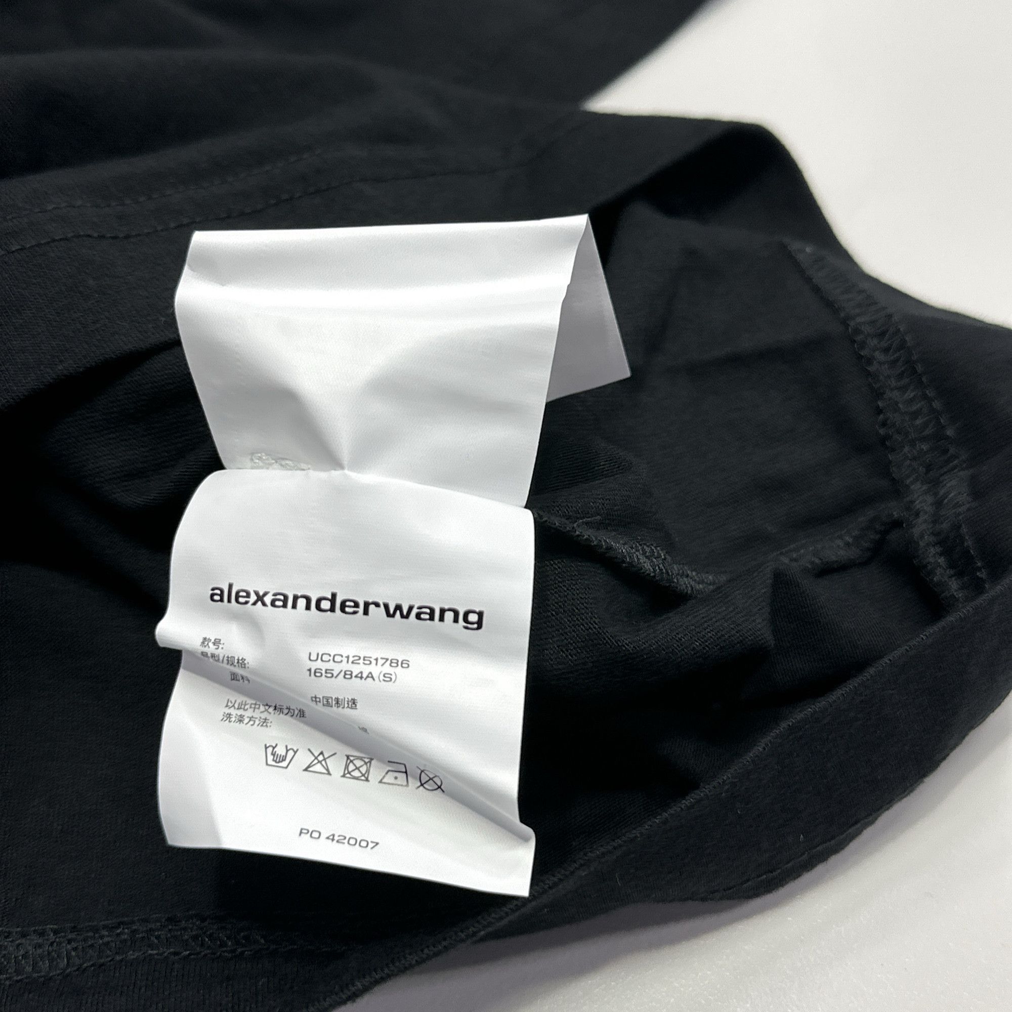 Alexander Wang Alexander Wang Distressed Logo T-Shirt Size S Size US S / EU 44-46 / 1 - 5 Thumbnail