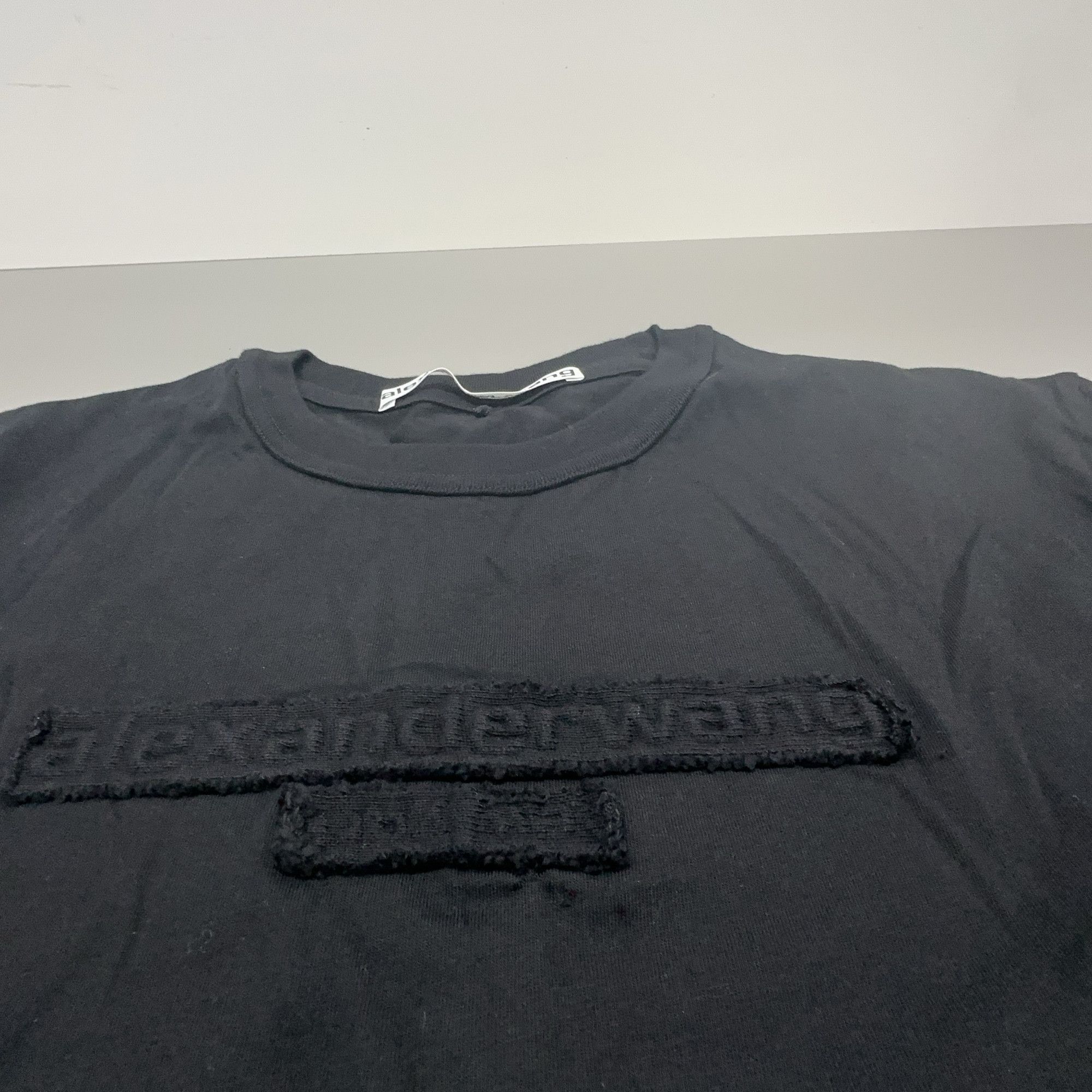 Alexander Wang Alexander Wang Distressed Logo T-Shirt Size S Size US S / EU 44-46 / 1 - 6 Thumbnail