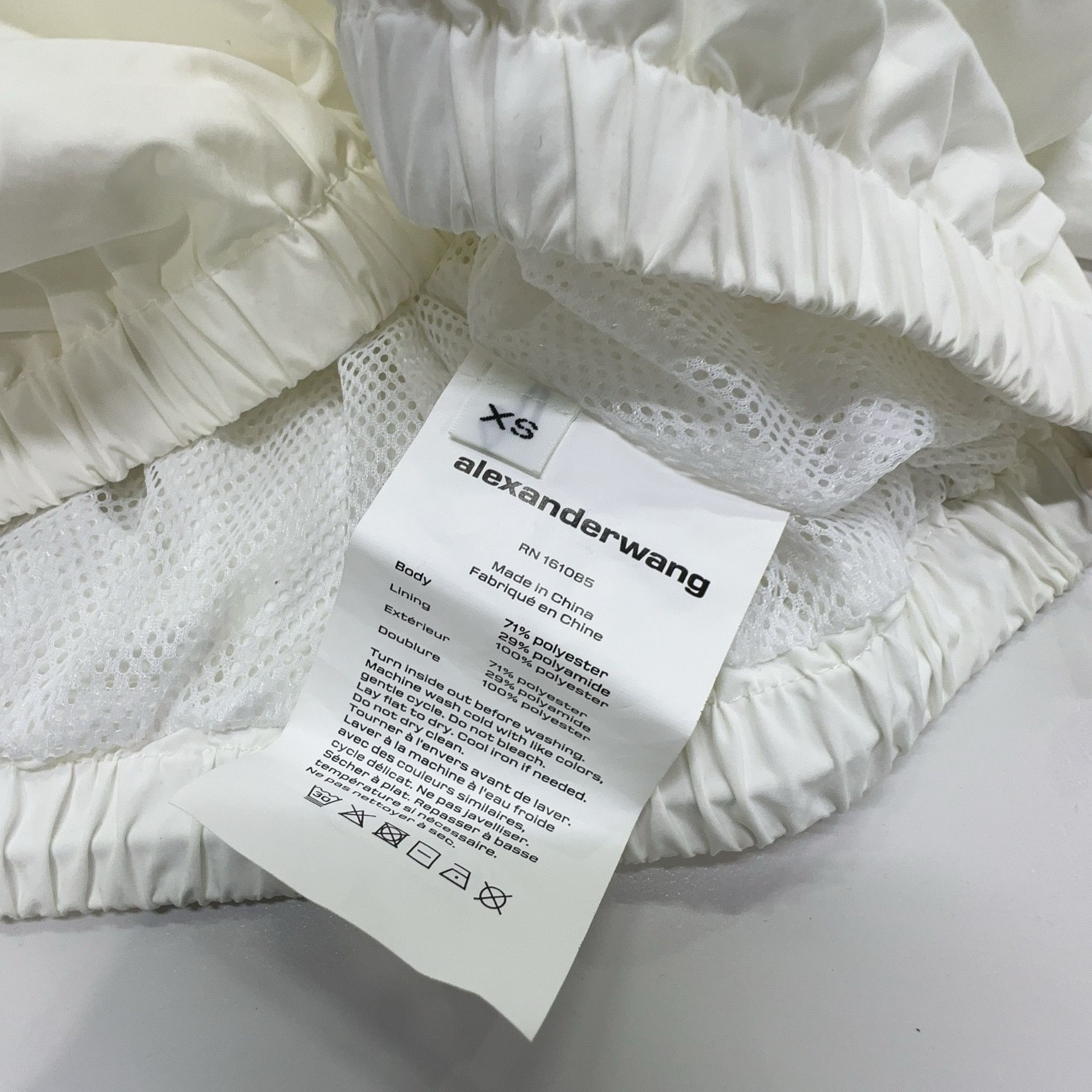 Alexander Wang Alexander Wang White Logo Zip Jacket Size XS Size XS / US 0-2 / IT 36-38 - 3 Thumbnail