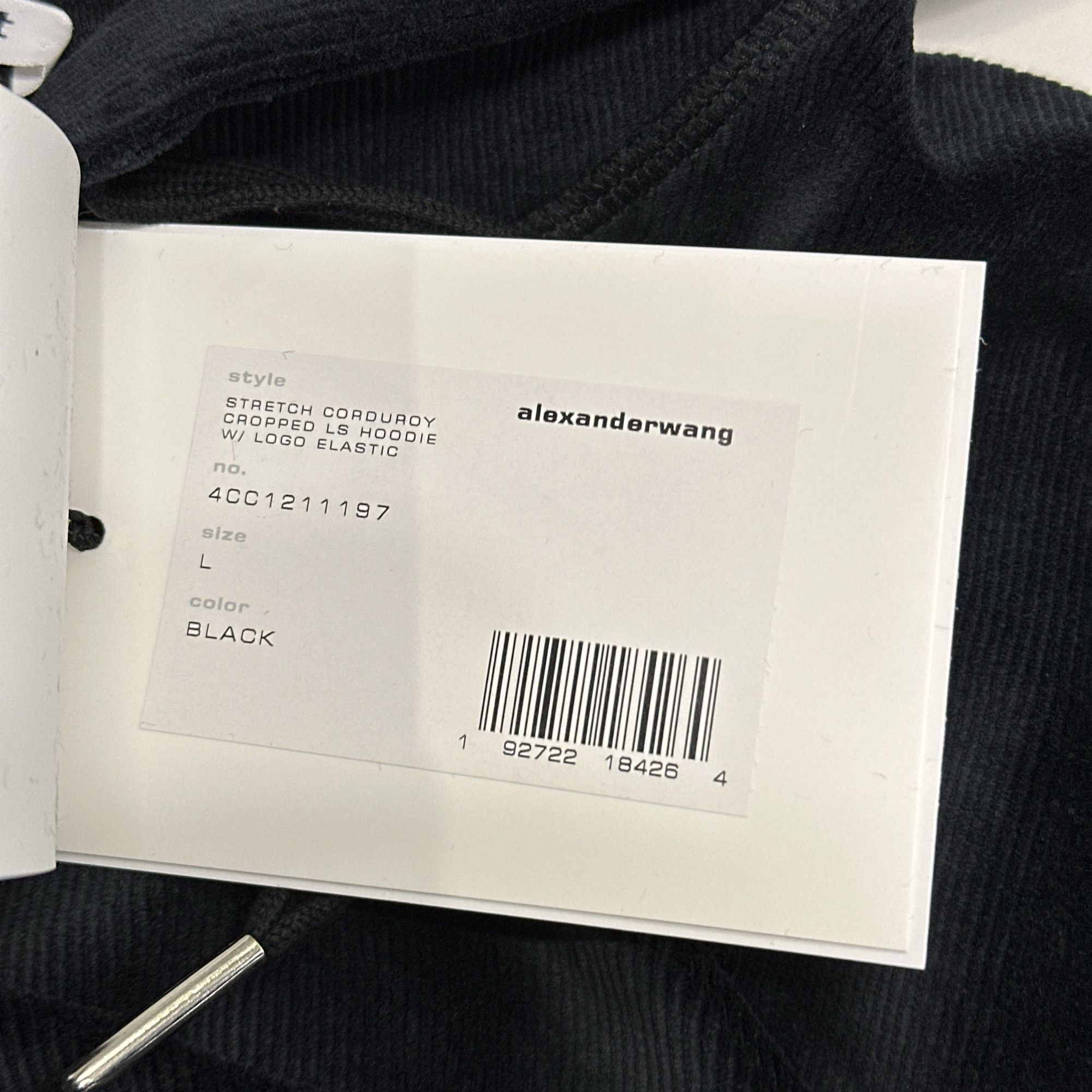 Alexander Wang Alexander Wang Logo Elastic Hoodie Size L Size L / US 10 / IT 46 - 5 Thumbnail
