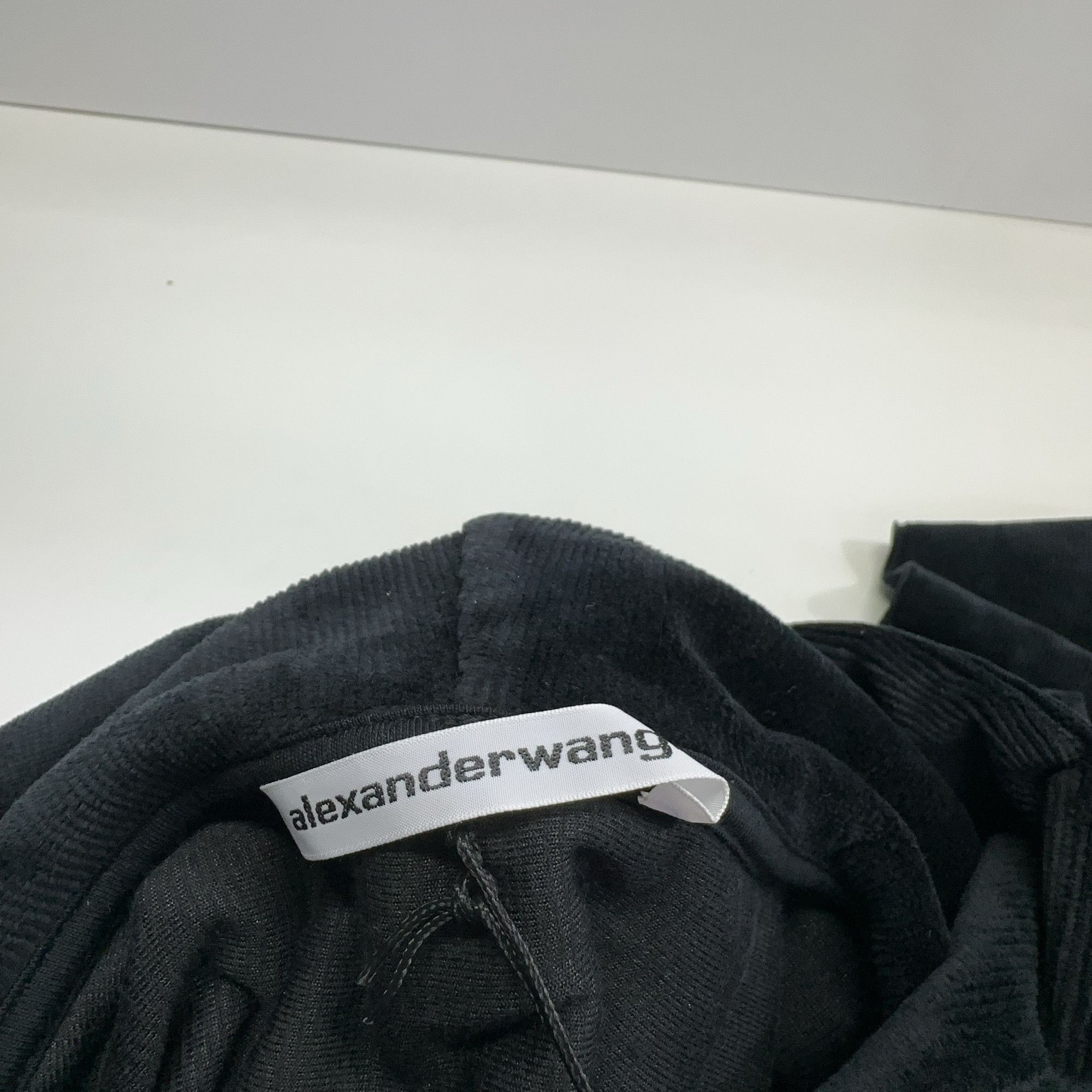 Alexander Wang Alexander Wang Logo Elastic Cropped Hoodie Size L Size L / US 10 / IT 46 - 4 Thumbnail