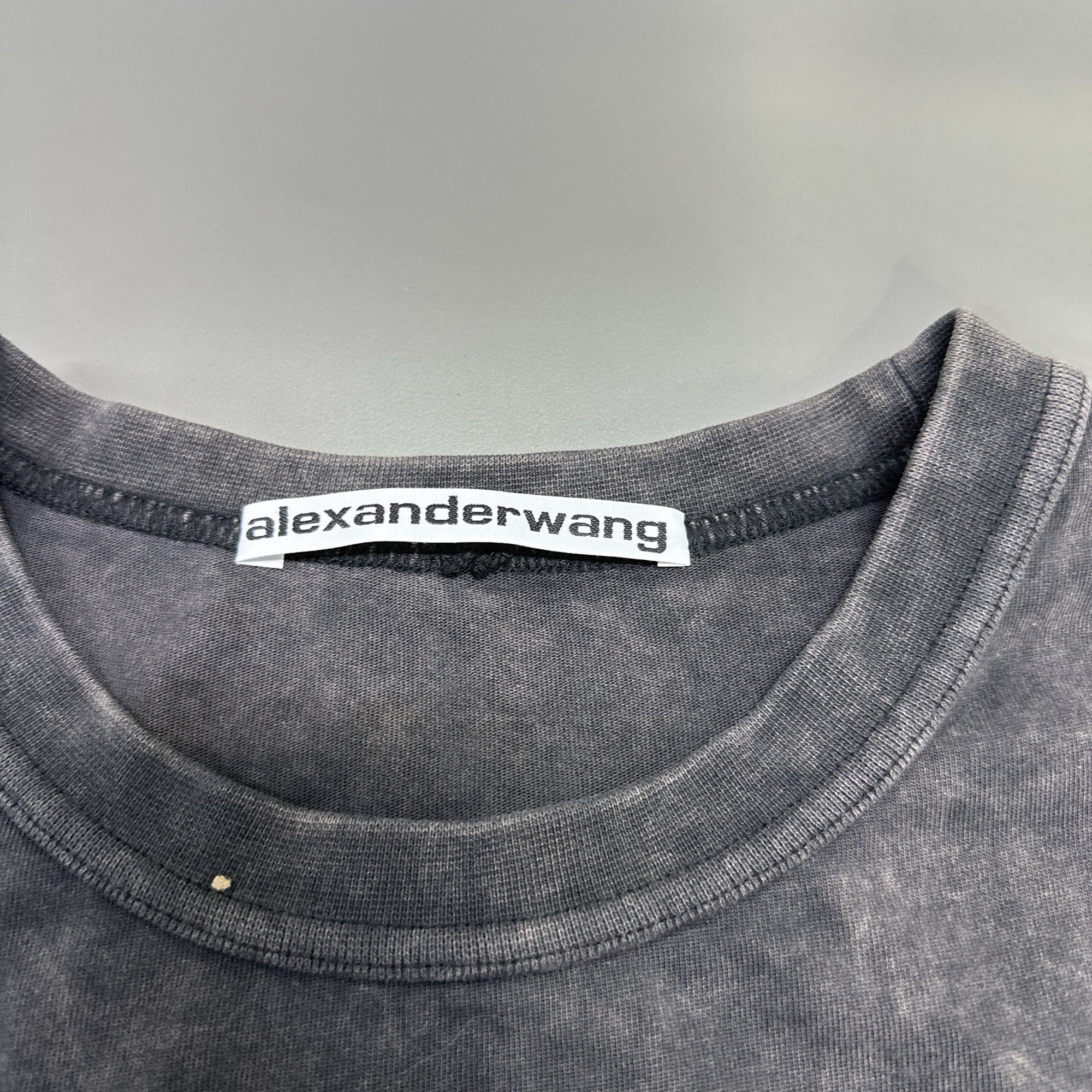 Alexander Wang Alexander Wang Acid Wash Short Sleeve T-Shirt Size L Size US L / EU 52-54 / 3 - 3 Thumbnail