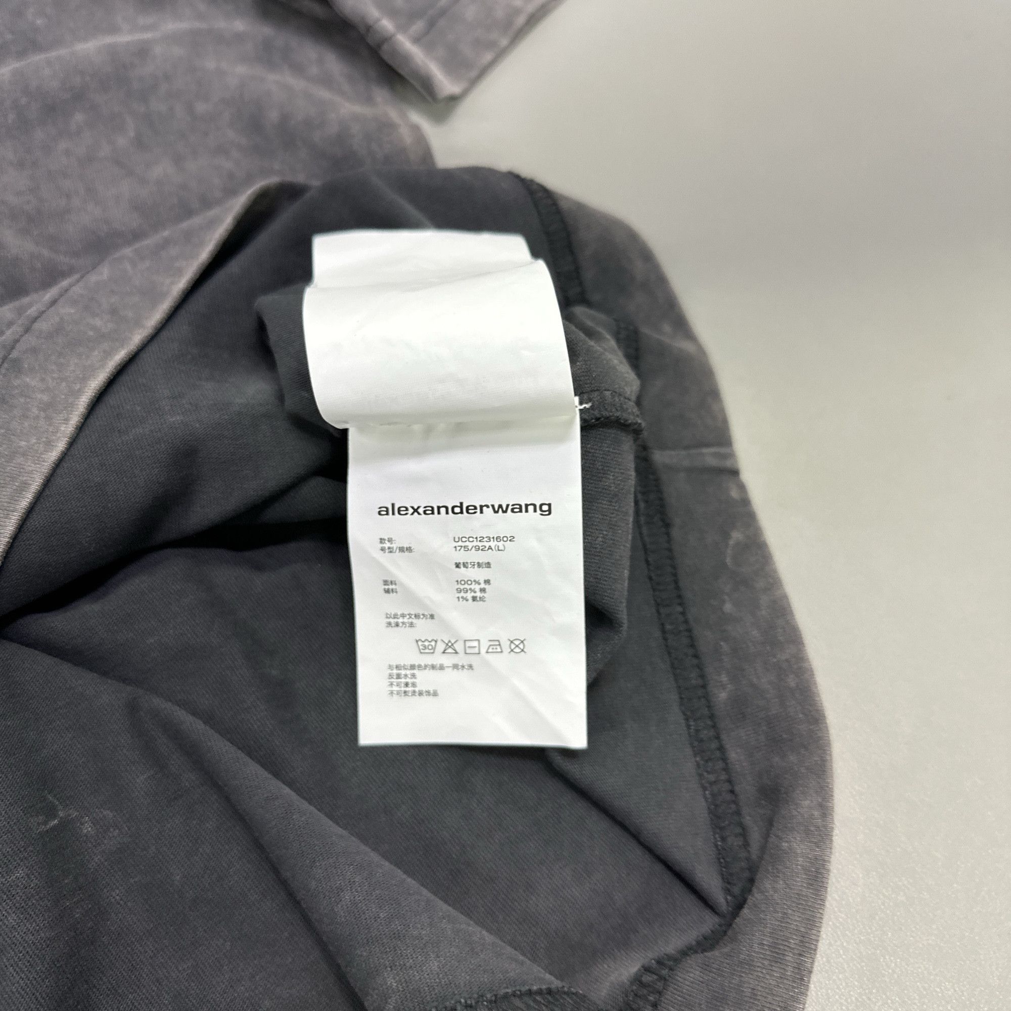 Alexander Wang Alexander Wang Acid Wash Short Sleeve T-Shirt Size L Size US L / EU 52-54 / 3 - 5 Thumbnail