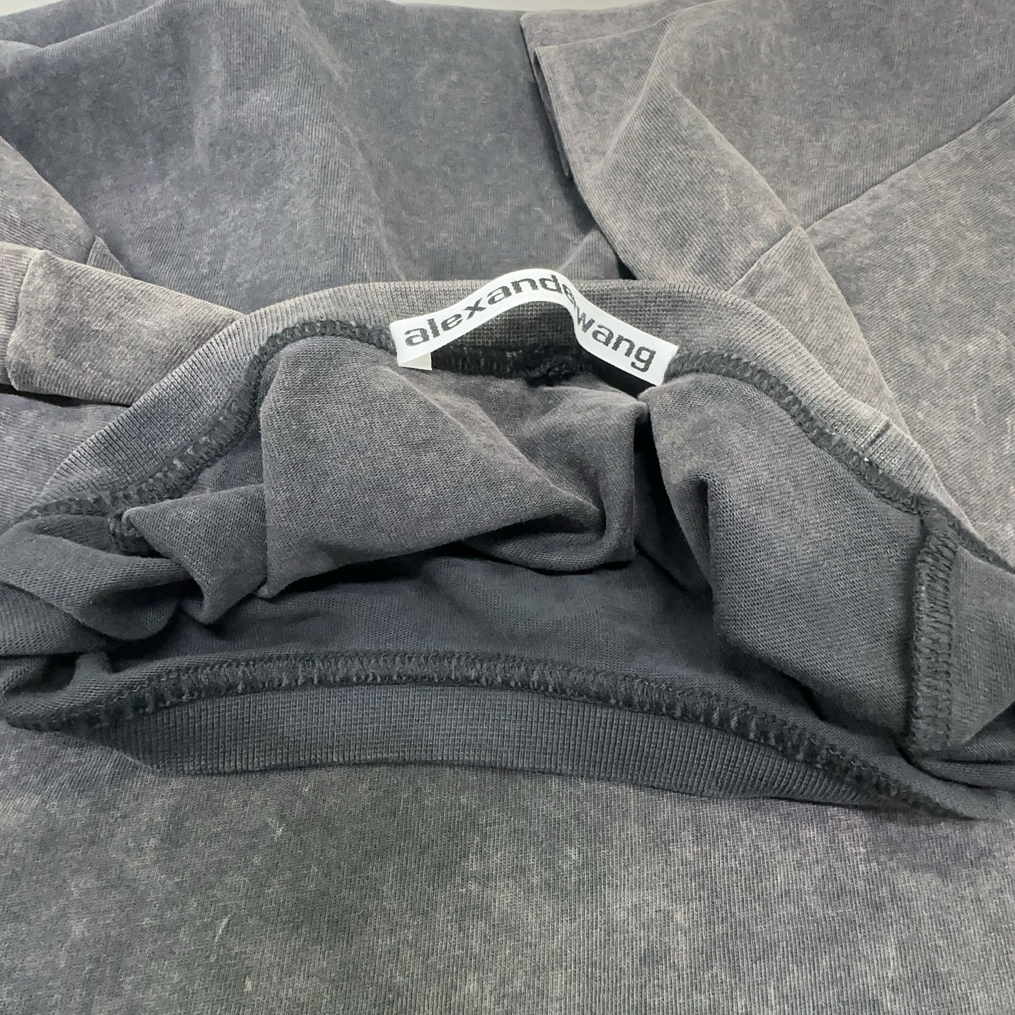 Alexander Wang Alexander Wang Acid Wash Short Sleeve T-Shirt Size L Size US L / EU 52-54 / 3 - 6 Thumbnail